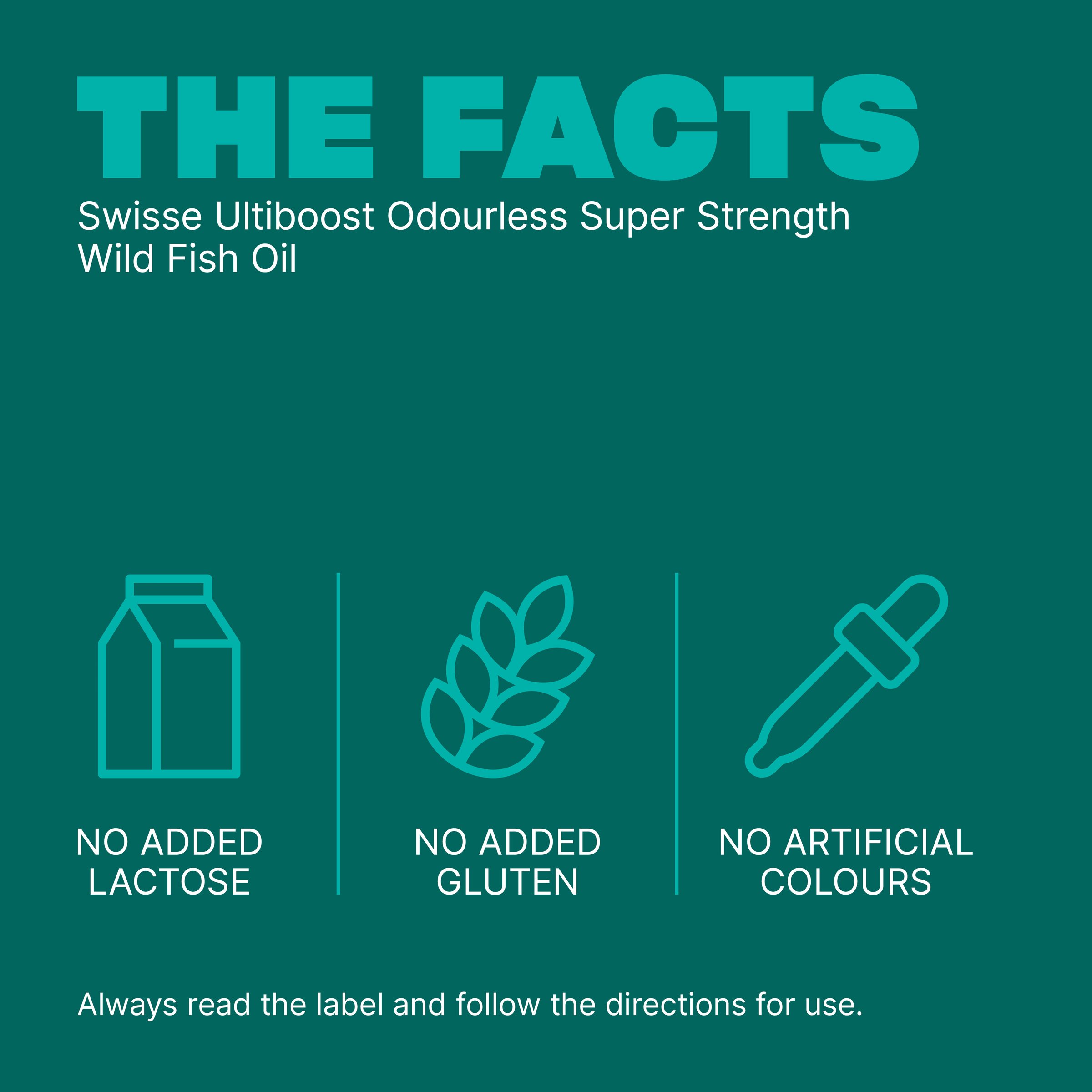 Swisse Ultiboost Odourless Super Strength Wild Fish Oil 2000mg - 200 capsules - Image 5