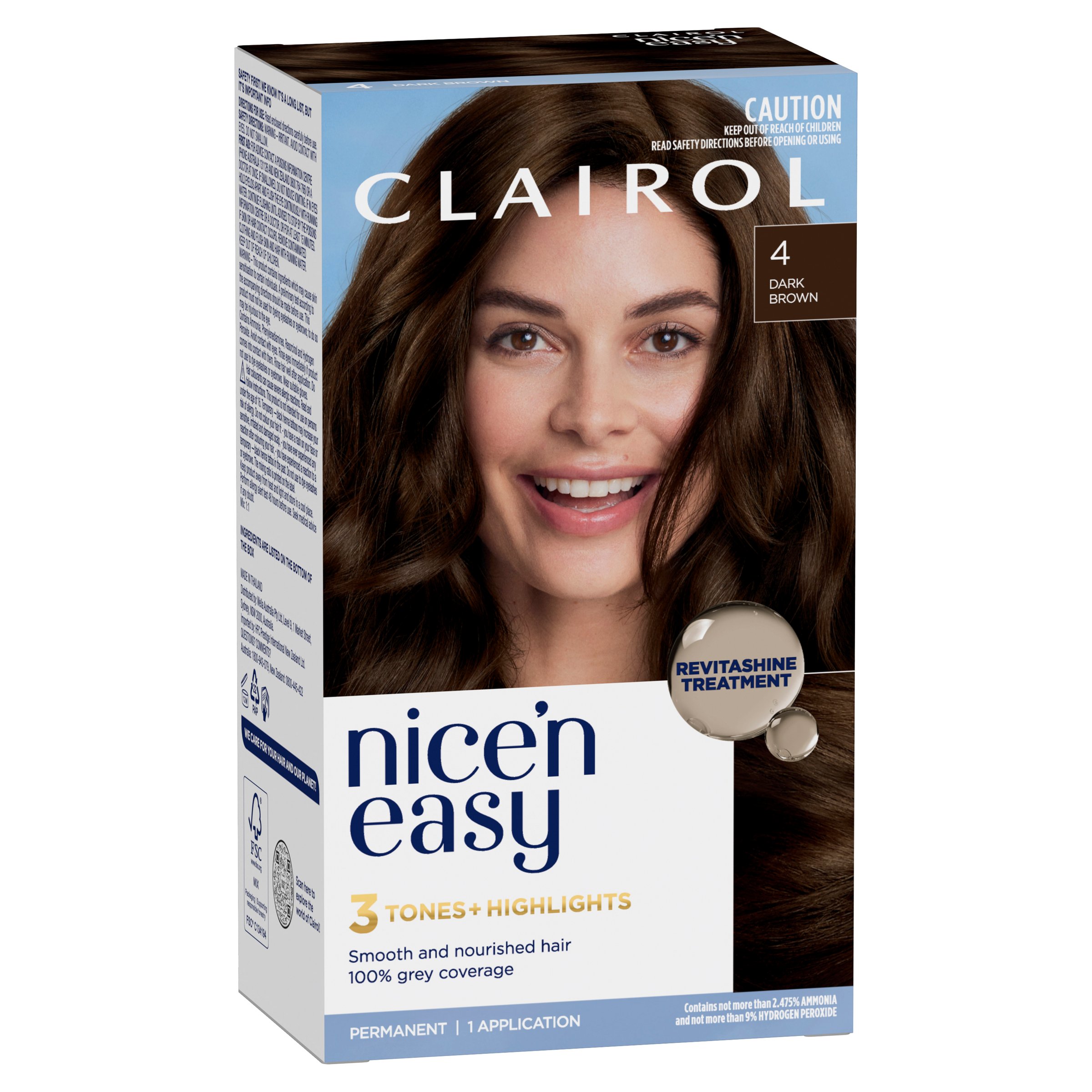 Clairol Nice'n Easy 4 Natural Dark Brown 1 pack - Image 7