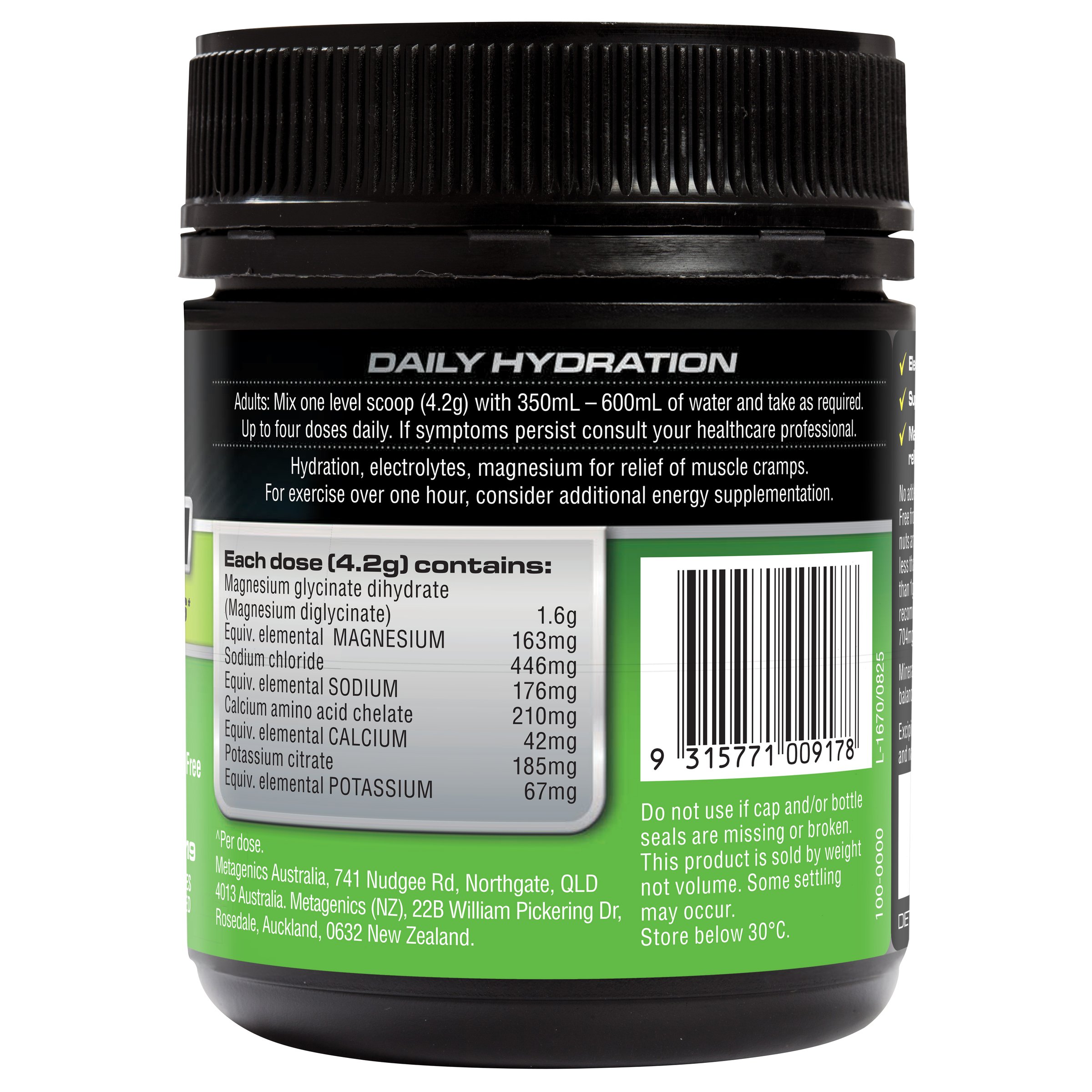 Endura Rehydration Low Carb Fuel Lemon Lime 135g - Image 2