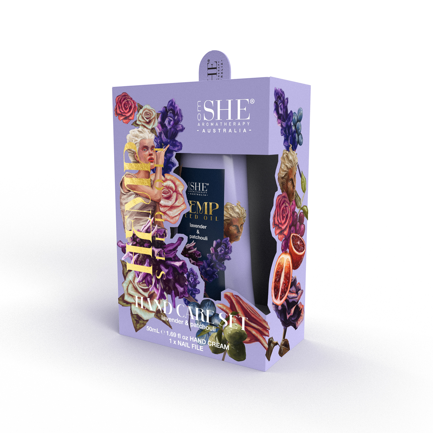 She Aromatherapy Hemp Hand Care Pack Lavender & Patchouli 2 piece
