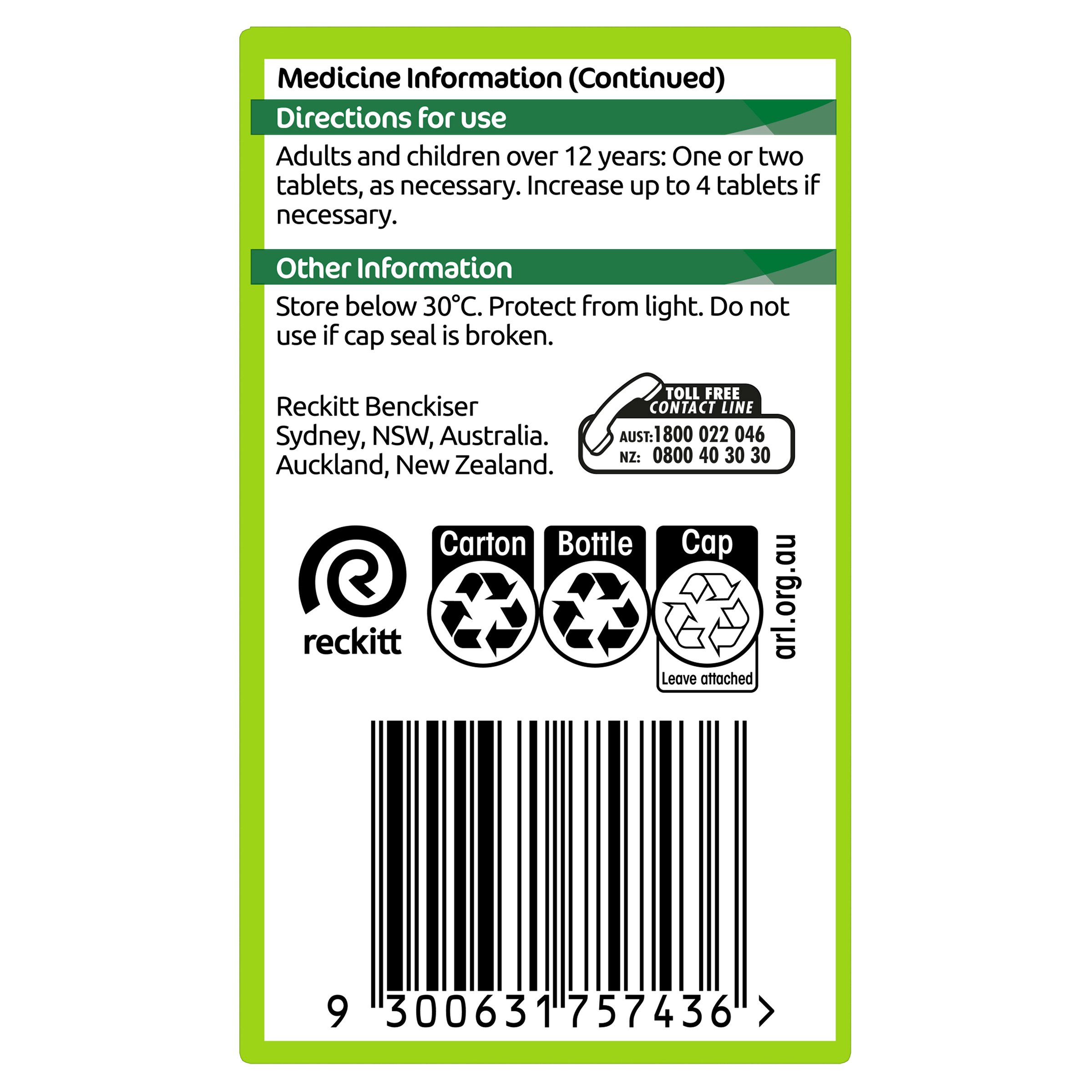 Senokot Dual Action Tablets 200 tablets - Image 3