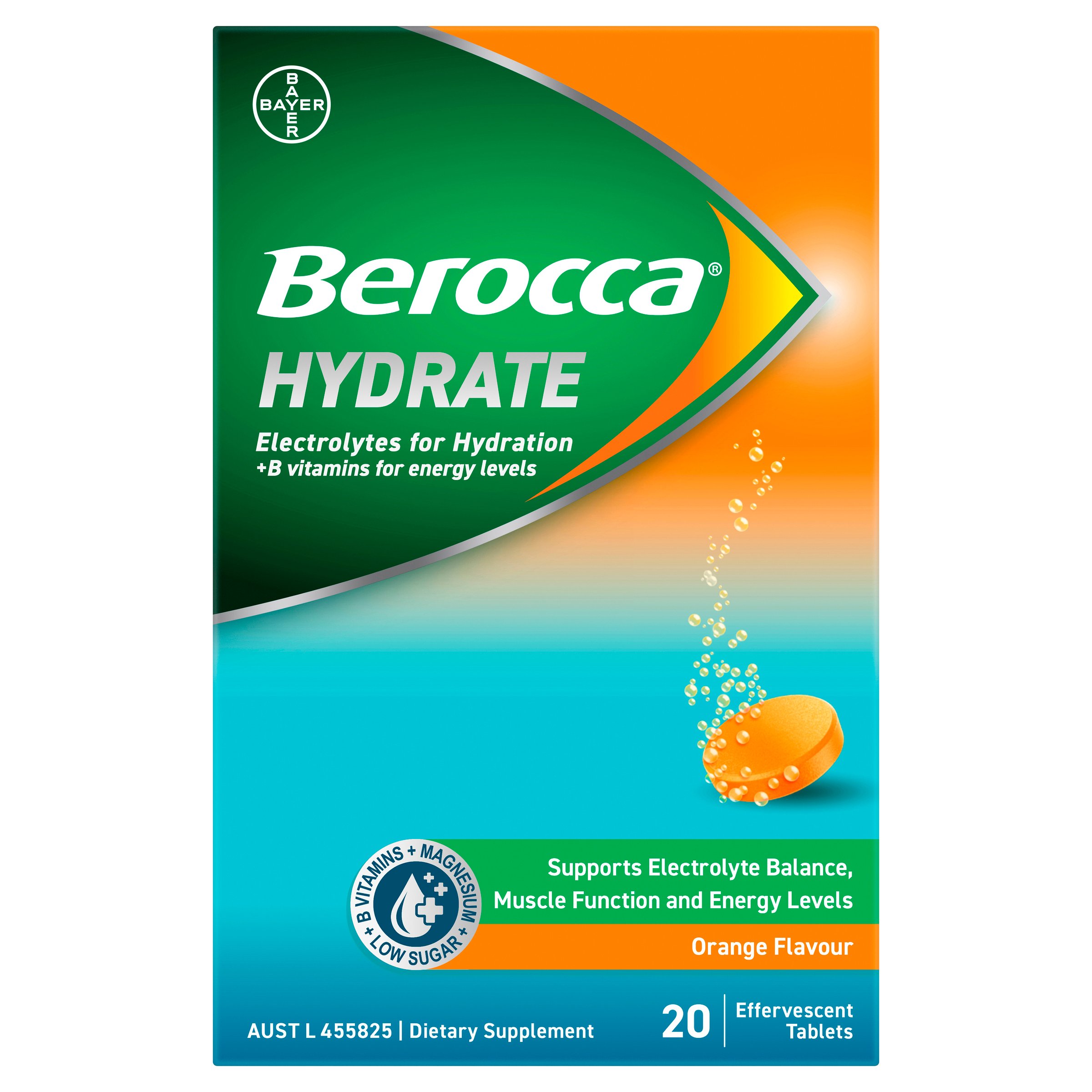 Berocca Hydrate Orange 20 tablet - Image 2