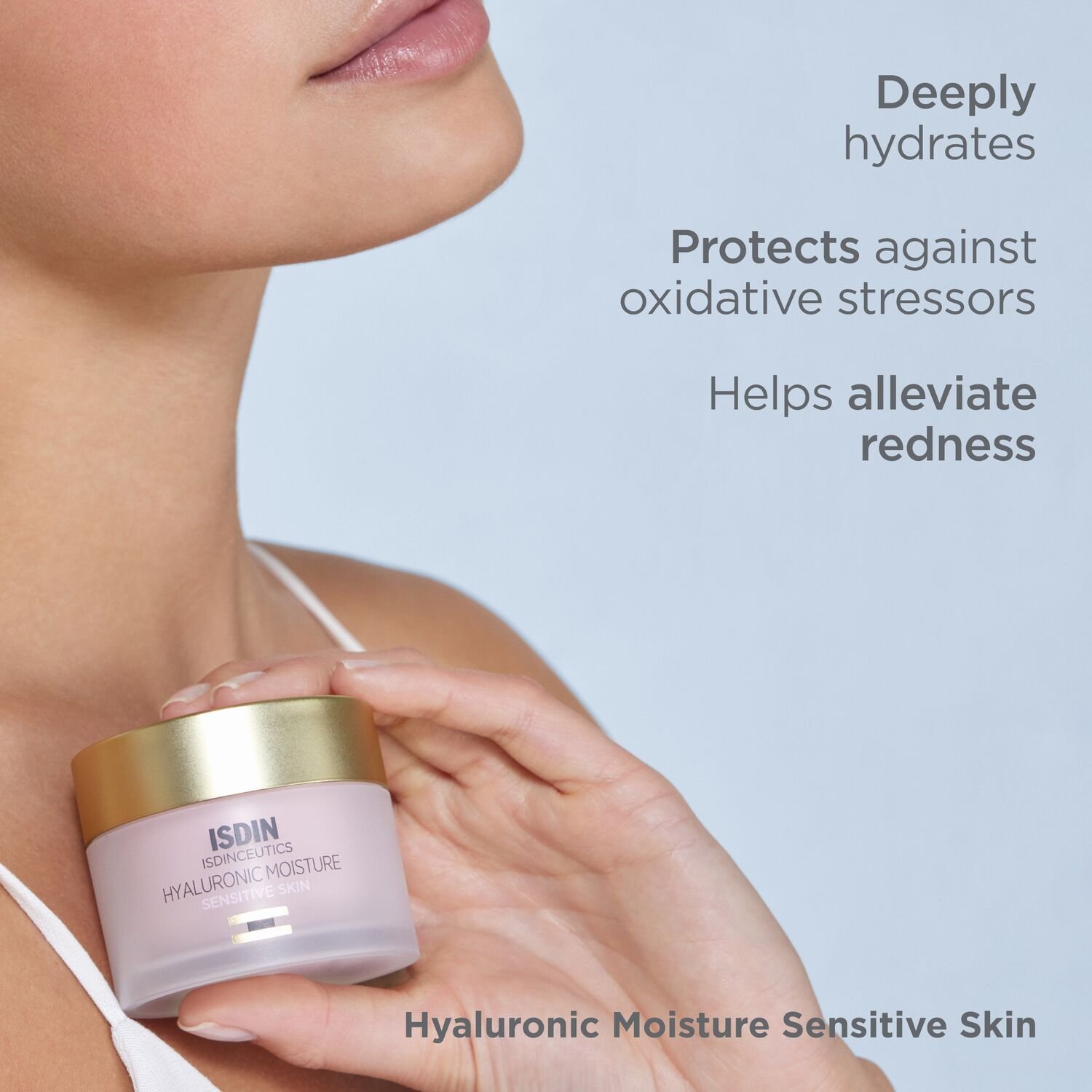 ISDIN Isdinceutics Hyaluronic Moisture Cream Sensitive Skin 50g - Image 5