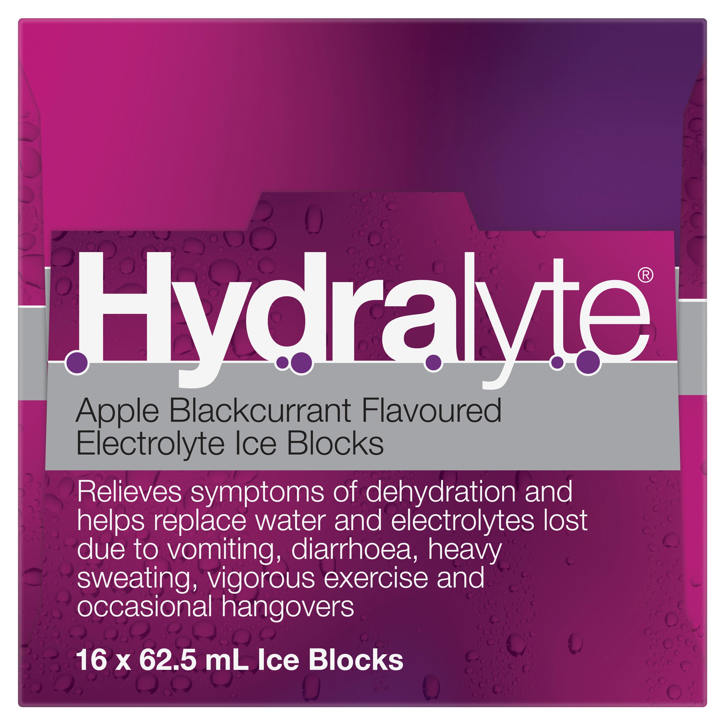 Hydralyte Ice Block Apple/Blackcurrant Flavoured 16 pack - Image 5