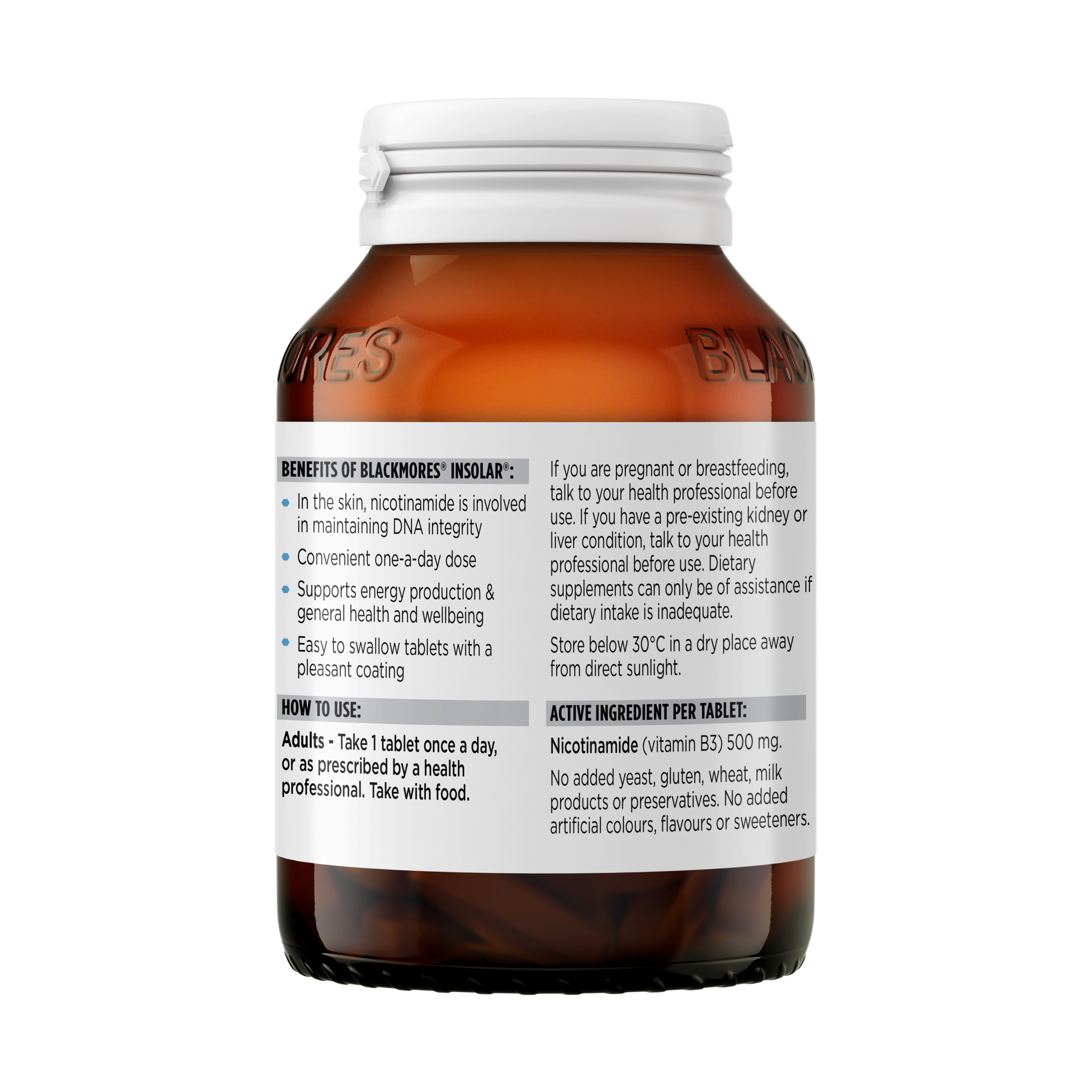 Blackmores Insolar 120 tablets - Image 2