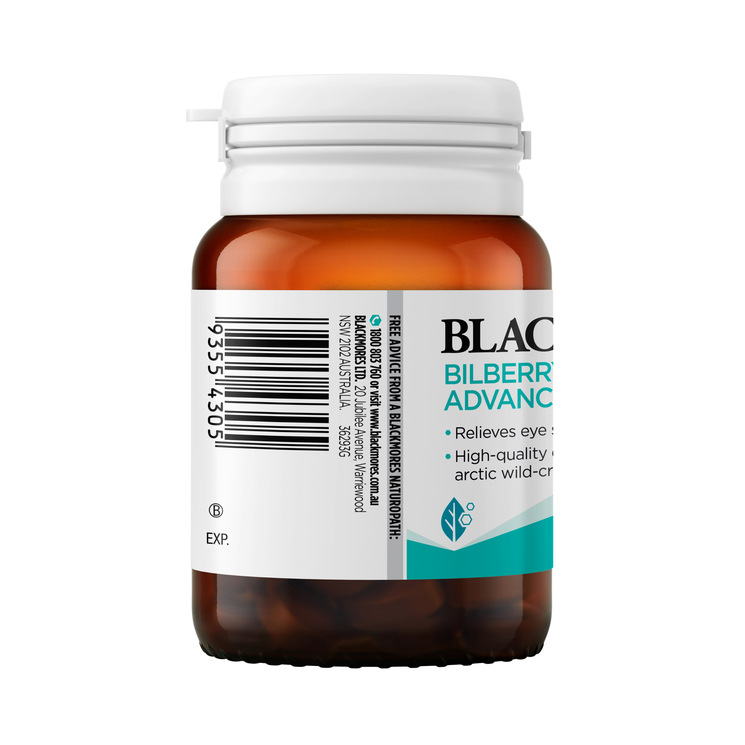 Blackmores Bilberry Eye Support Advanced 30 tablets - Image 3