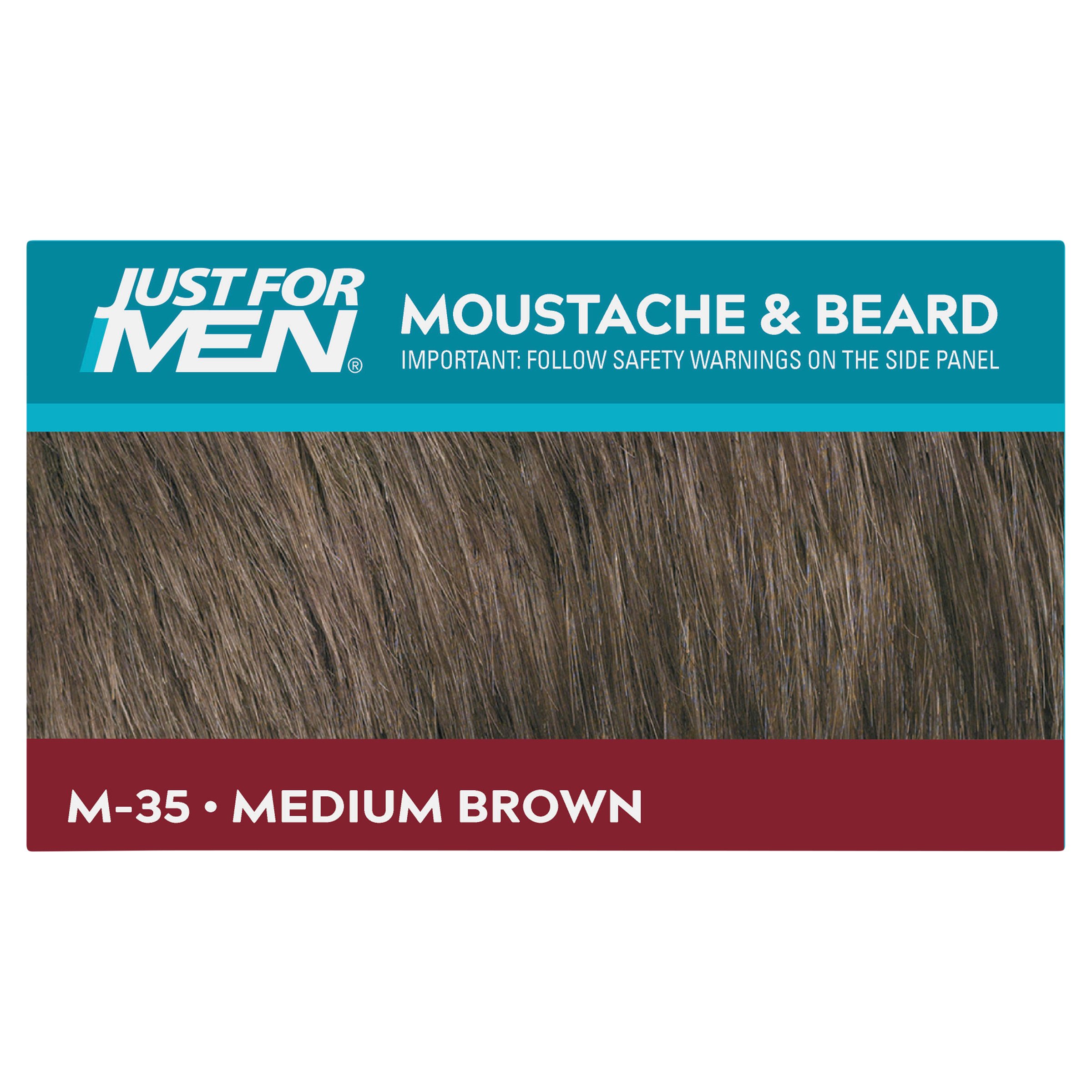 Just For Men Brush-In Colour Gel Beard Natural Medium Brown 1 pack - Image 5