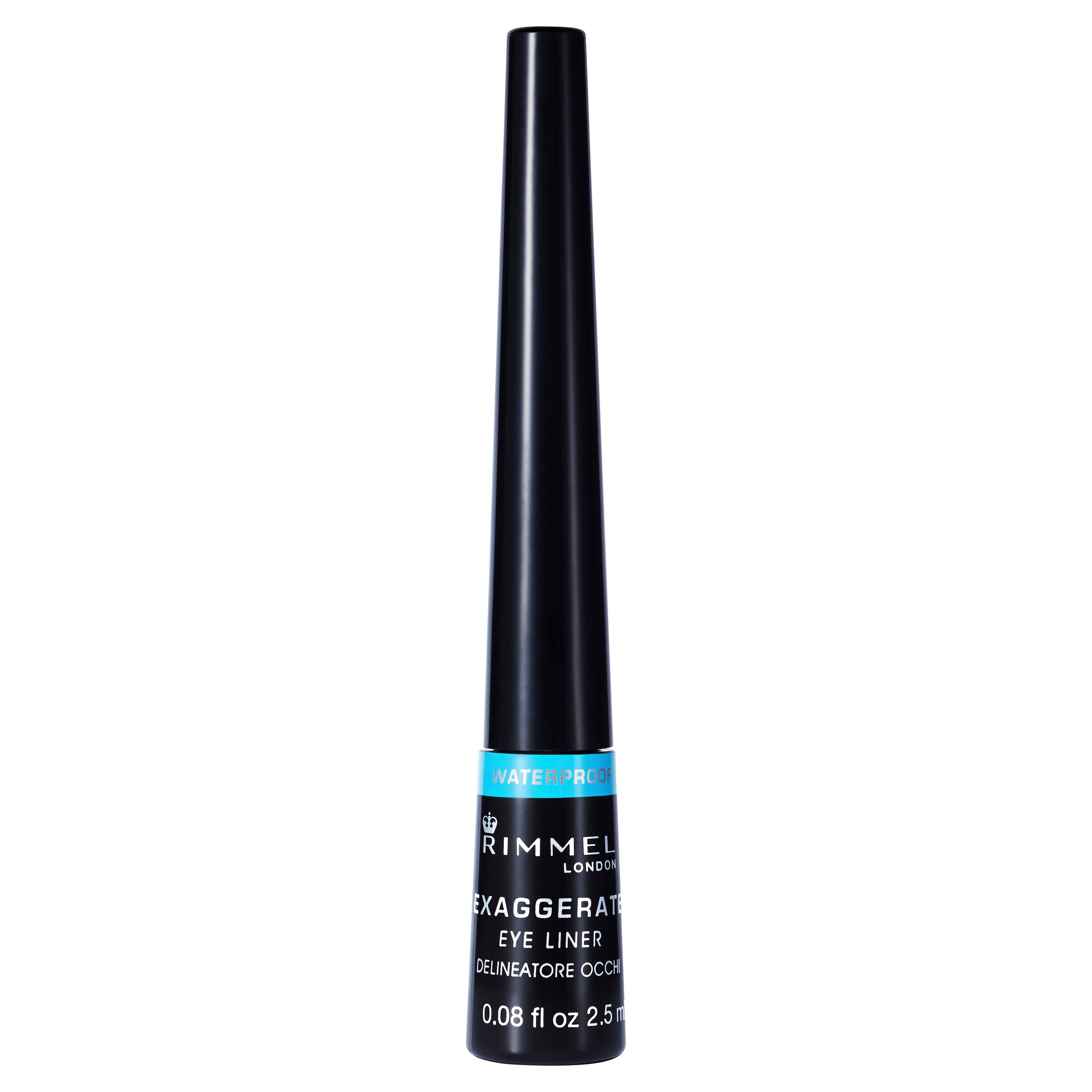 Rimmel Exaggerate Waterproof Eyeliner 100% Black 1 each - Image 2