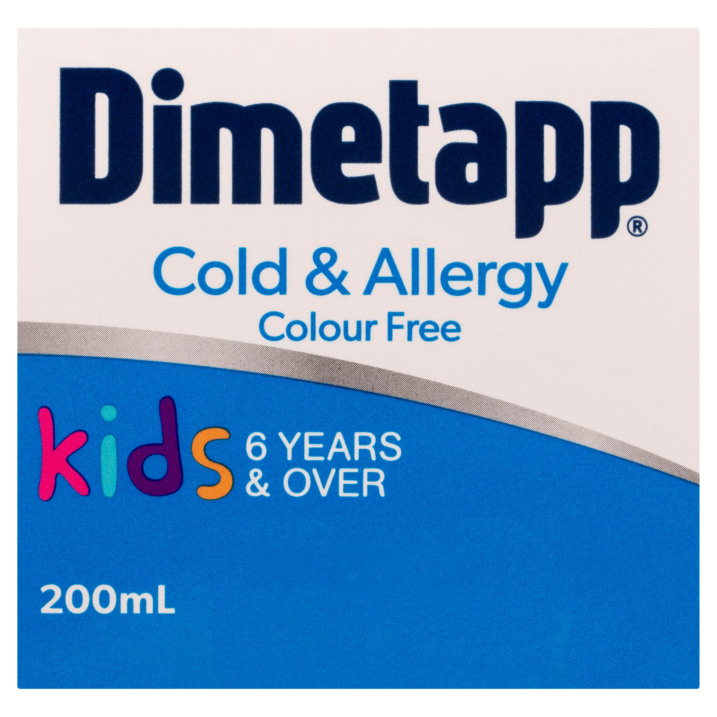 Cold & Allergy Kids 6yrs+ Colour Free 200mL - Image 5