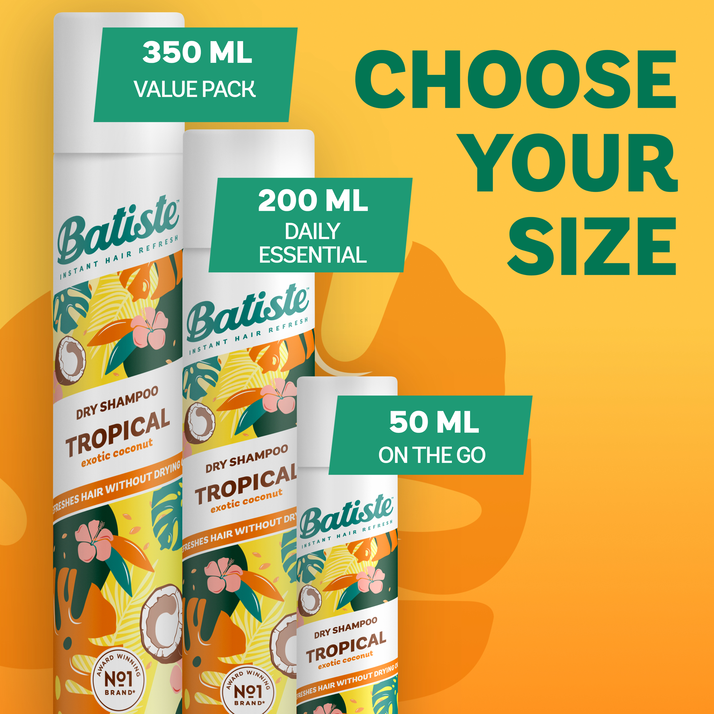Batiste Dry Shampoo Tropical 200ml - Image 8