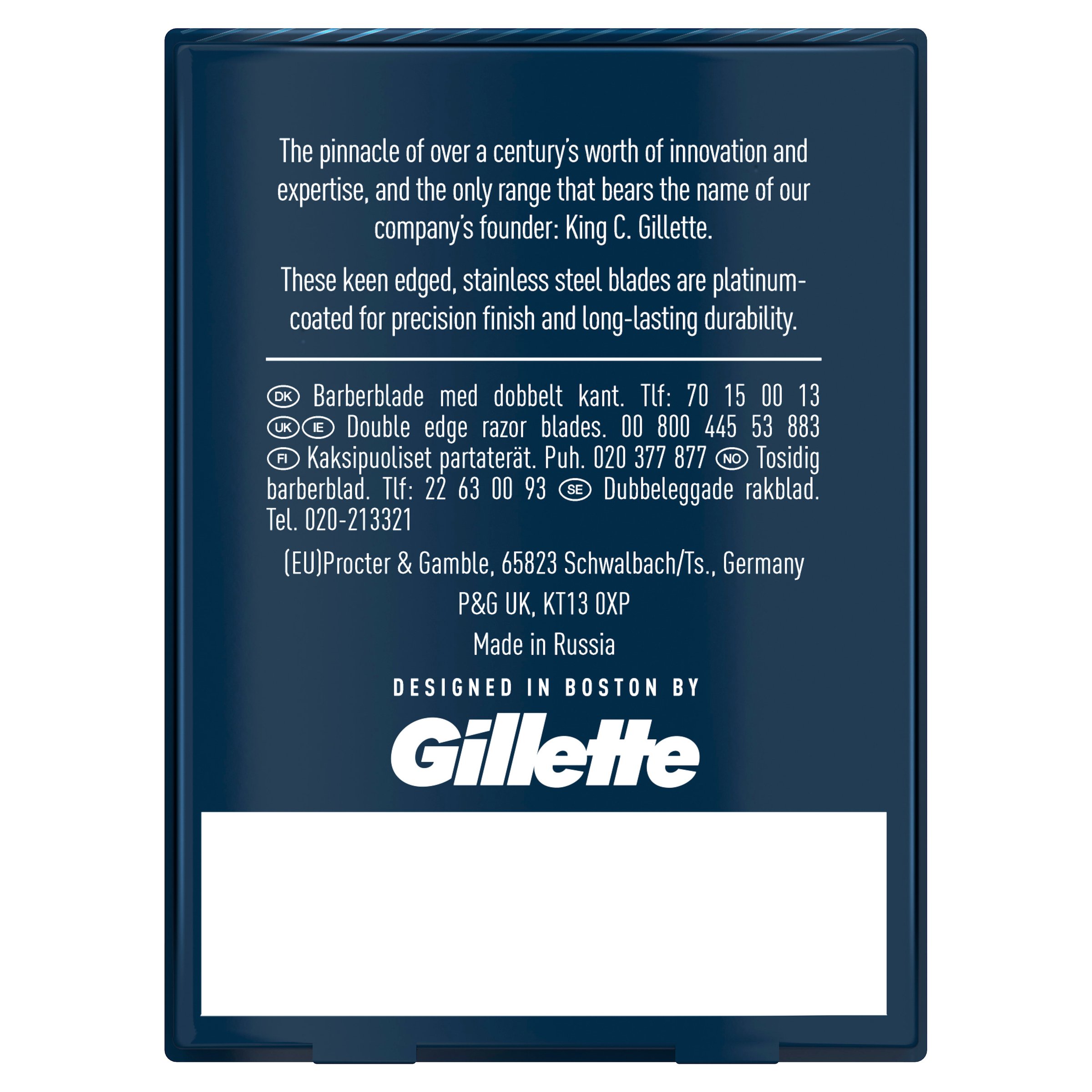 Gillette King C Gillette Double Edge Blades 10 pack - Image 2