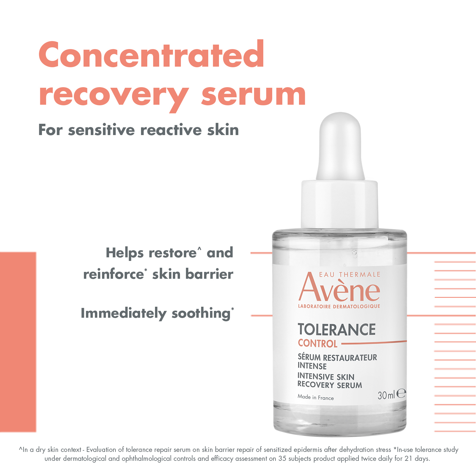 Avene Tolerance Control Intensive Skin Recovery Serum 30ml - Image 2