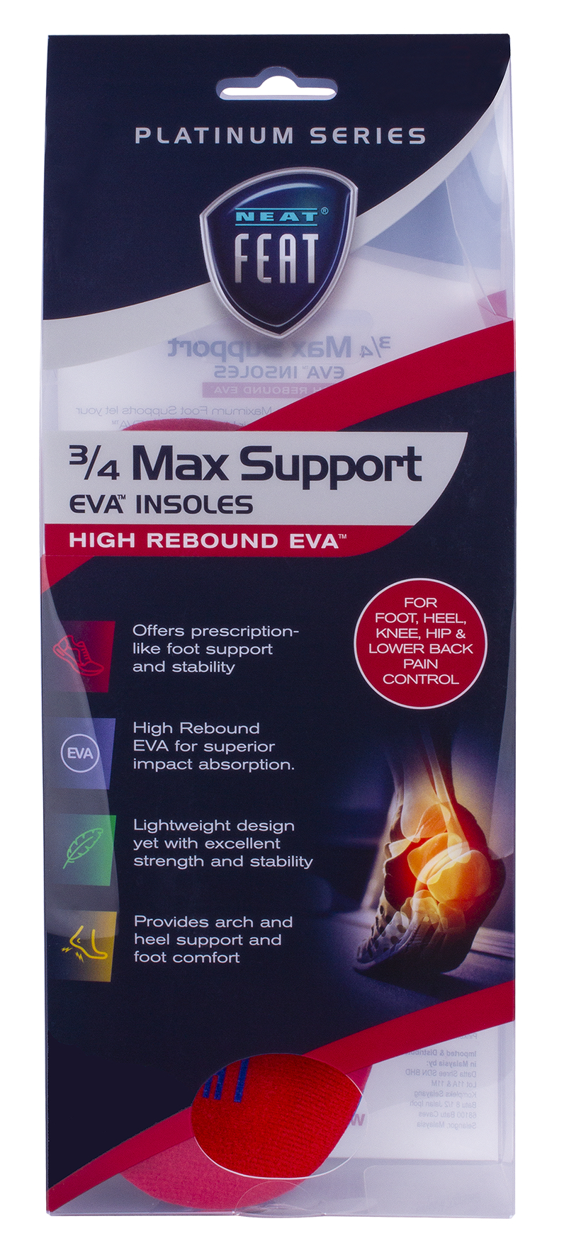 Neat Feat Platinum Maximum Foot Support Large 1 pair