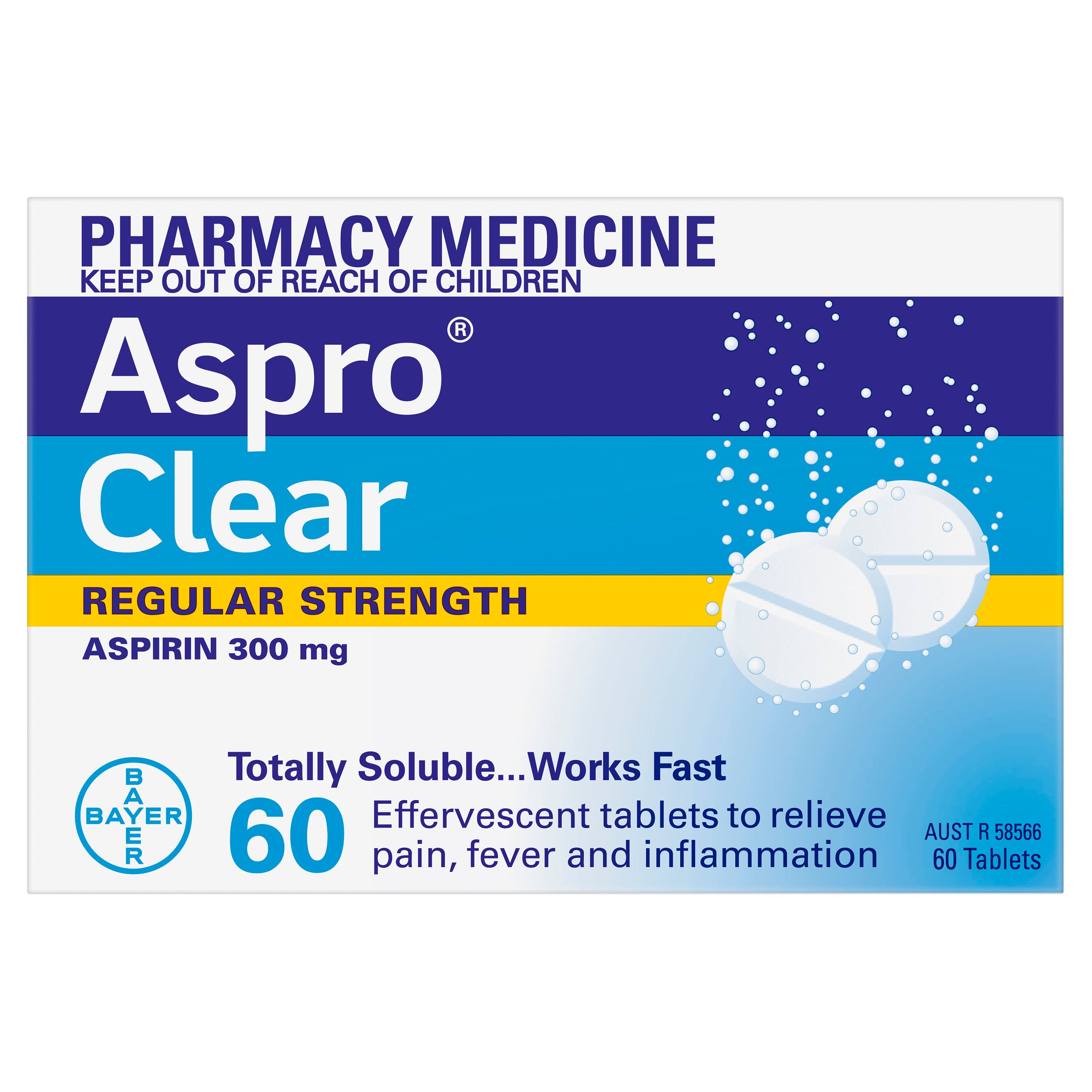 Aspro Clear 60 tablets - Image 1