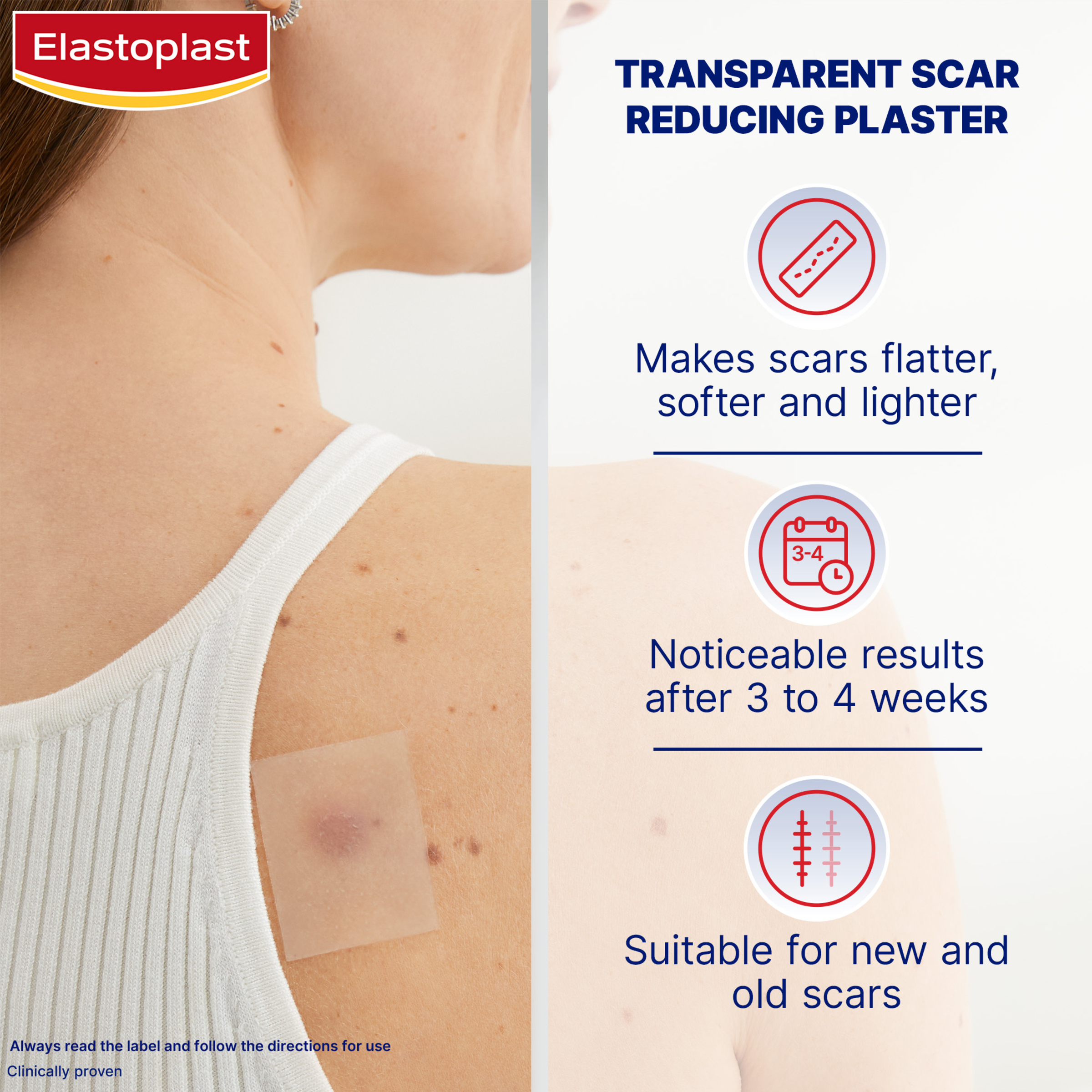 Elastoplast Scar Reducer Plastic 3.8cm X 6.8cm - 21 pack - Image 4
