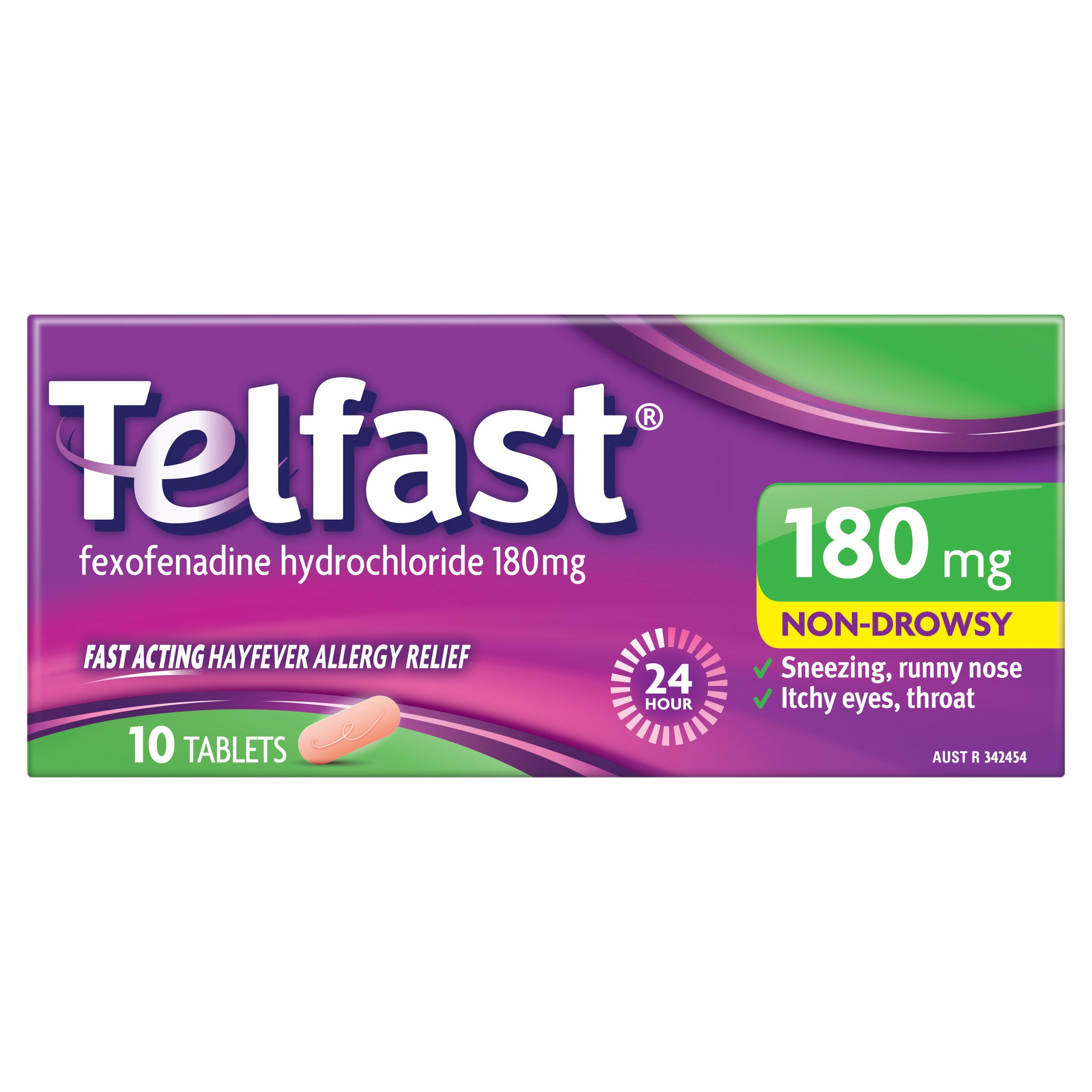 Telfast 180mg - 10 tablets - Image 1
