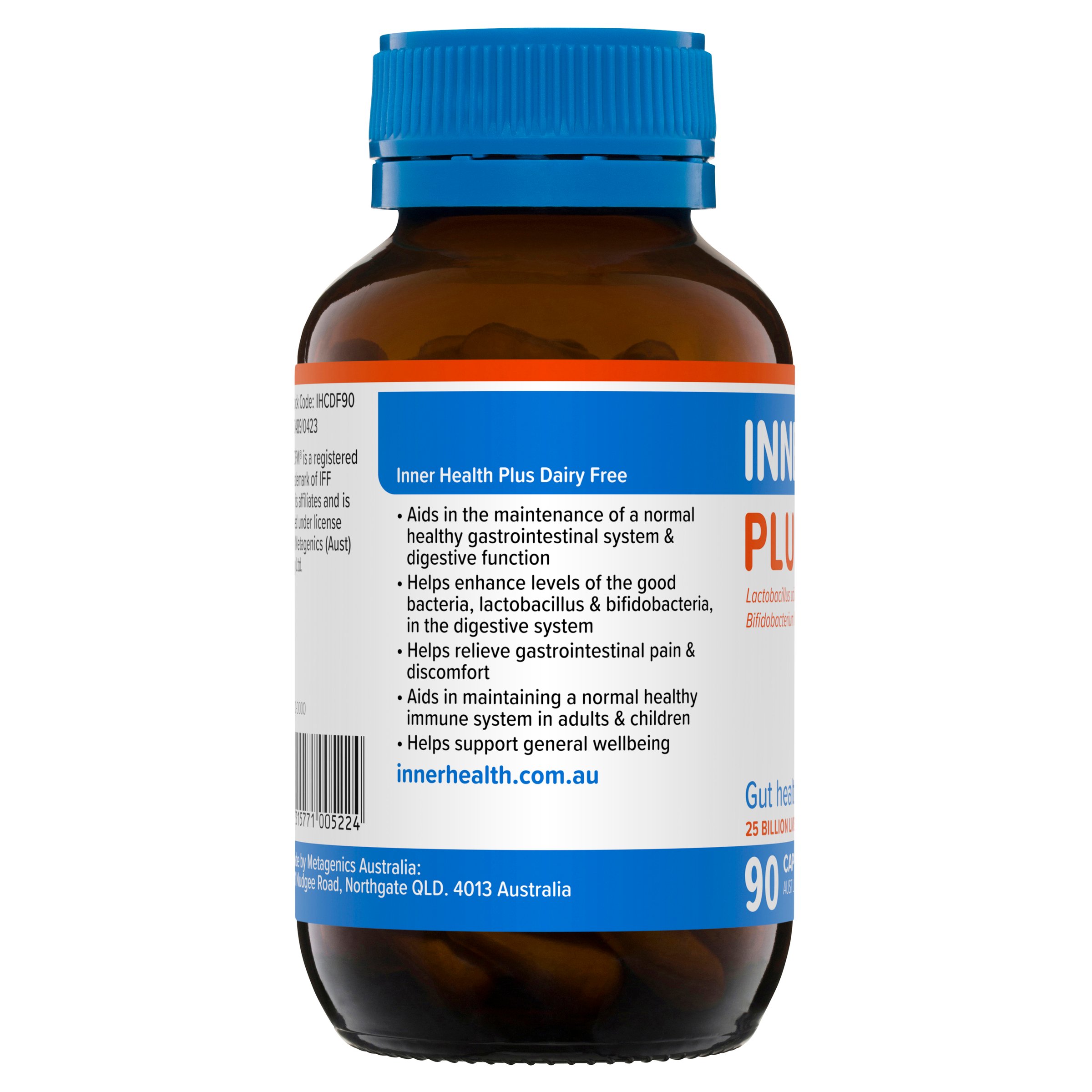 Inner Health Plus Dairy Free 90 capsules - Image 4