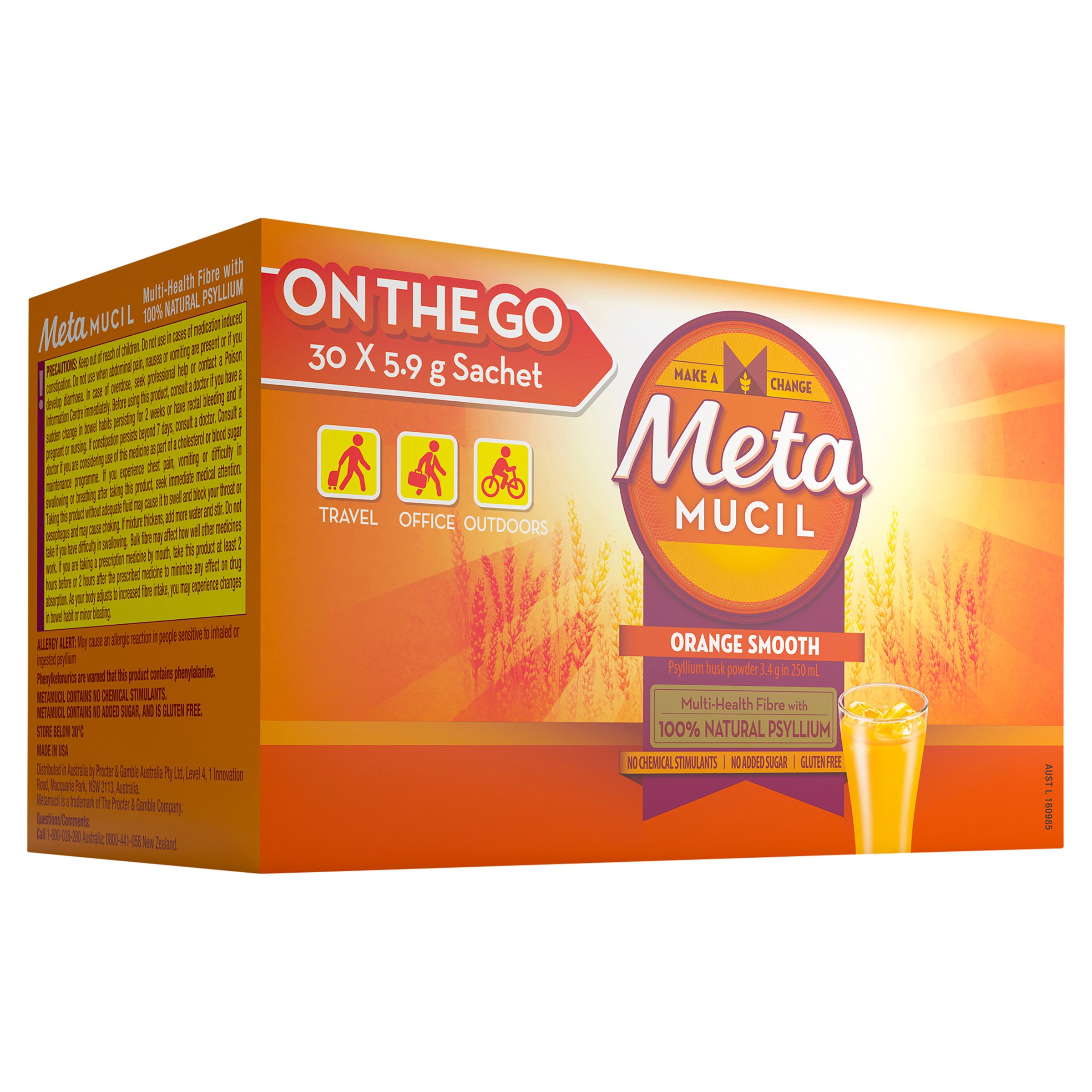 Metamucil Smooth Orange 30 doses - Image 3