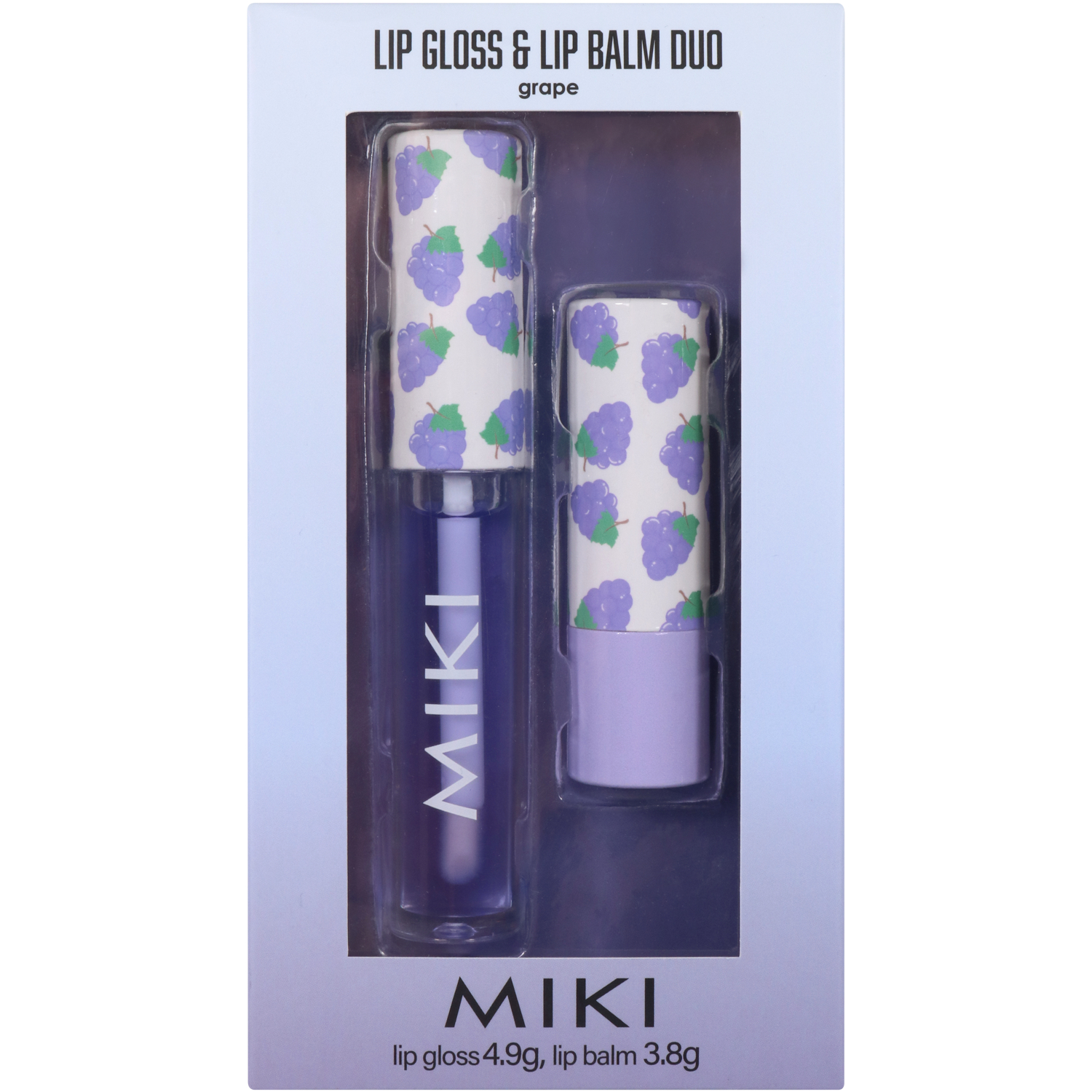 Miki Lip Duo Grape 2 piece