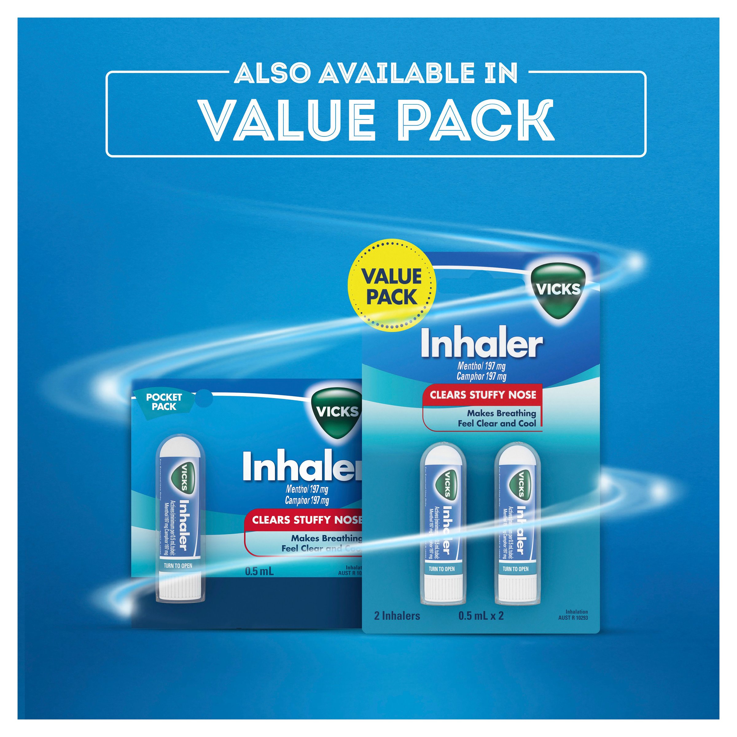 Vicks Inhaler Twin Pack - Image 3