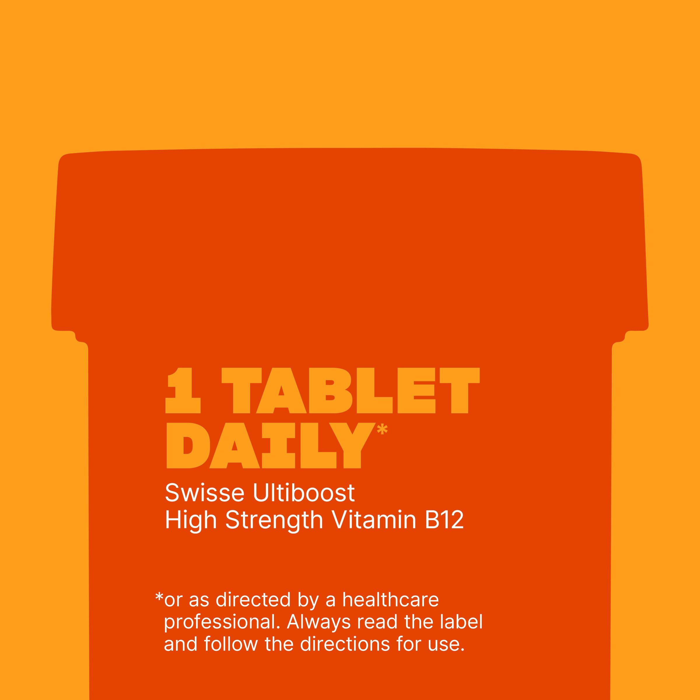 Swisse Ultiboost High Strength Vitamin B12 - 60 tablets - Image 6