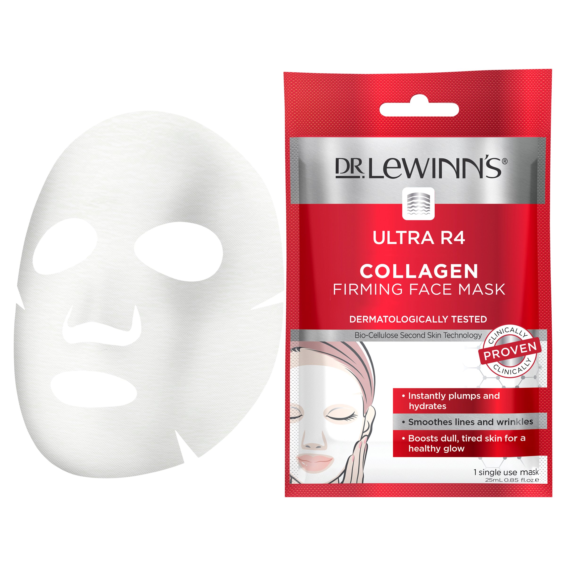 Dr. LeWinn's Plump+Lift Collagen Plumping Face Mask 1 each - Image 6