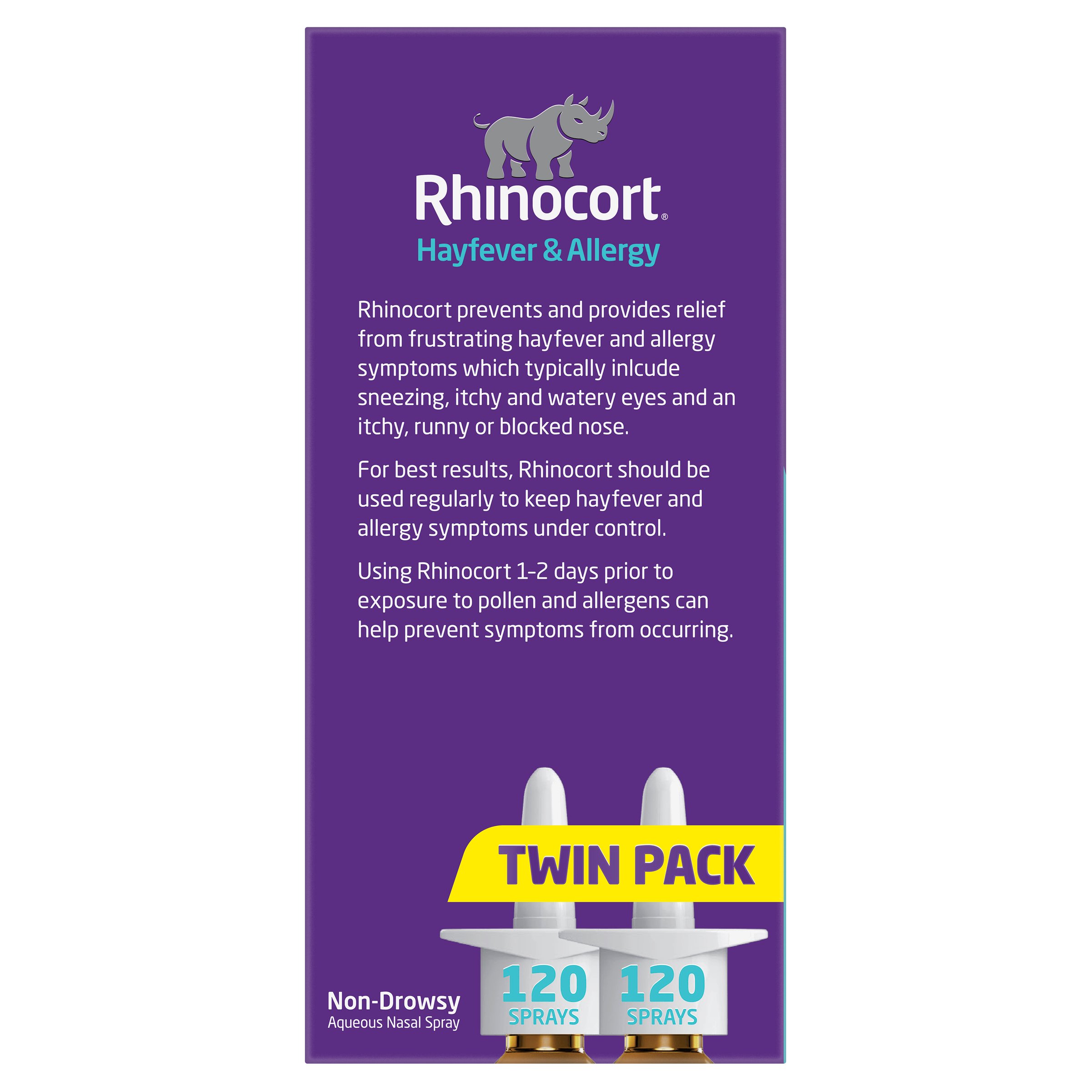 Rhinocort Nasal Spray 32mcg 240 doses - Image 3