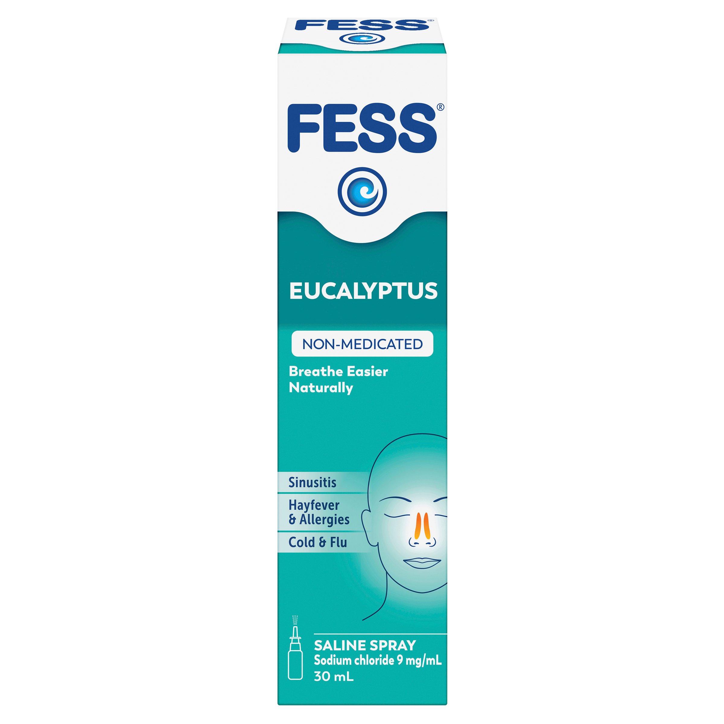 Fess Saline Nasal Spray Eucalyptus 30ml - Image 12