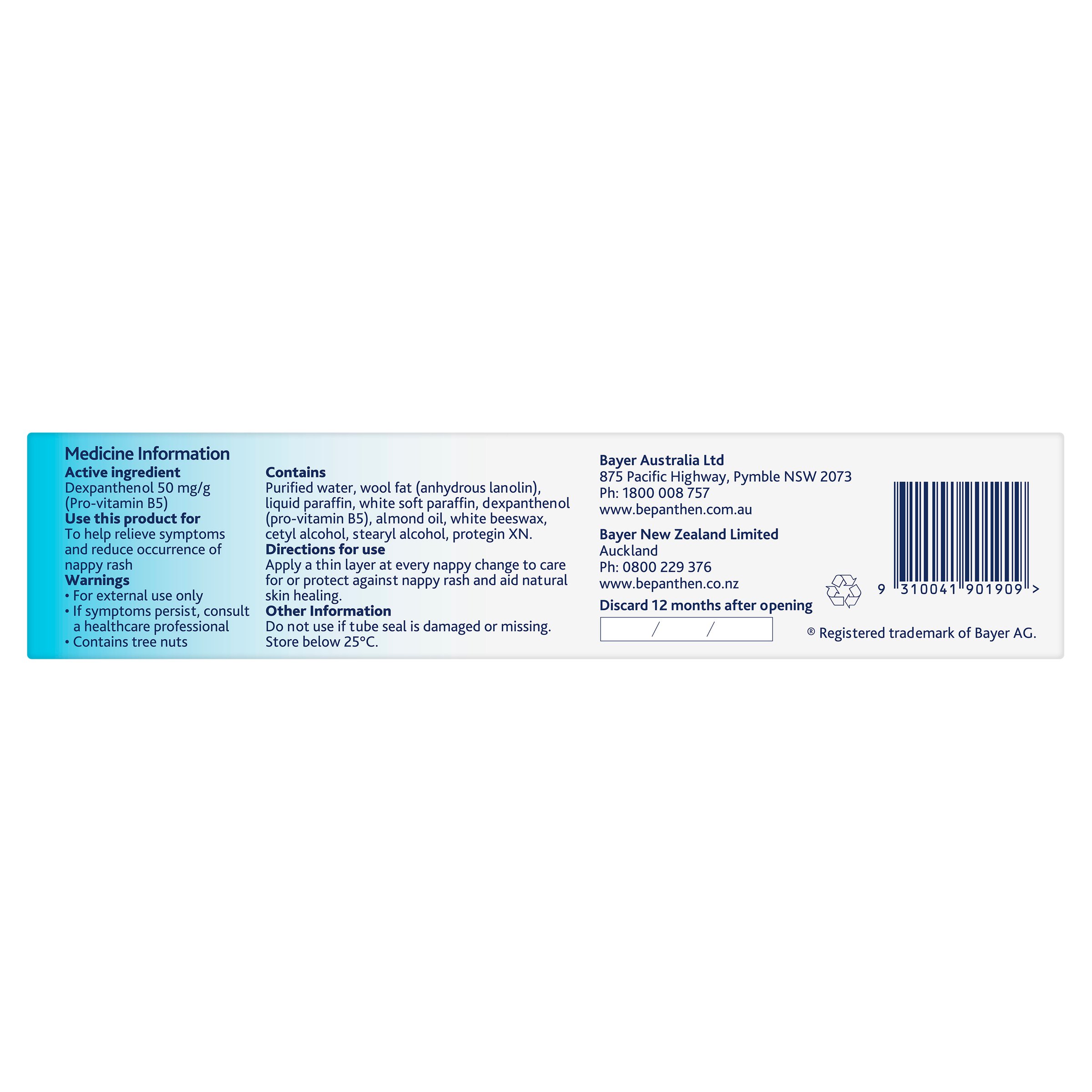 Bepanthen Ointment 100g - Image 5