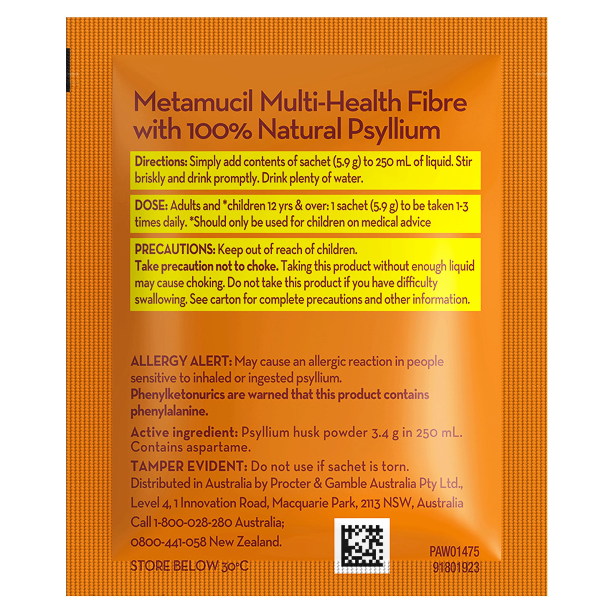 Metamucil Smooth Orange 30 doses - Image 9