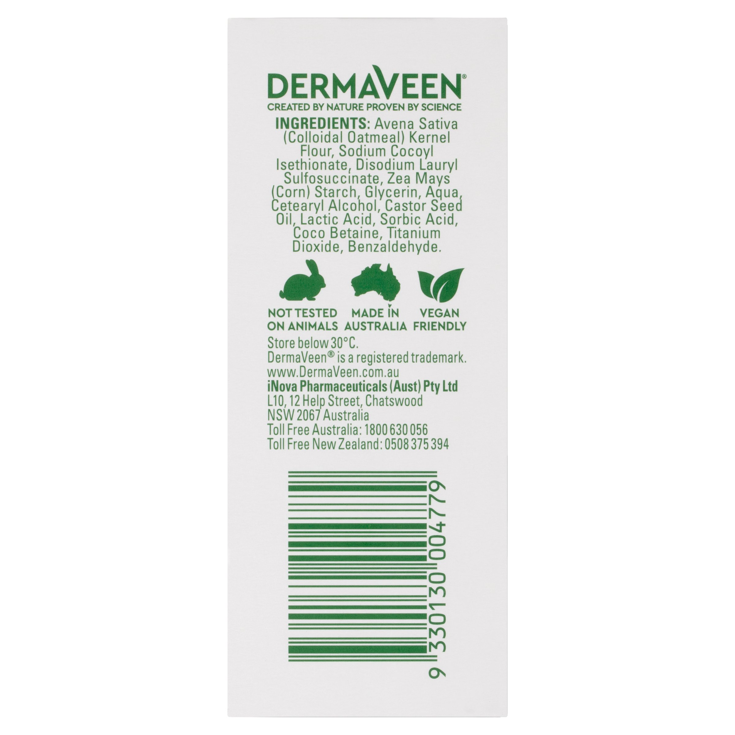 DermaVeen Daily Nourish Soap Free Cleansing Bar 115g - Image 4