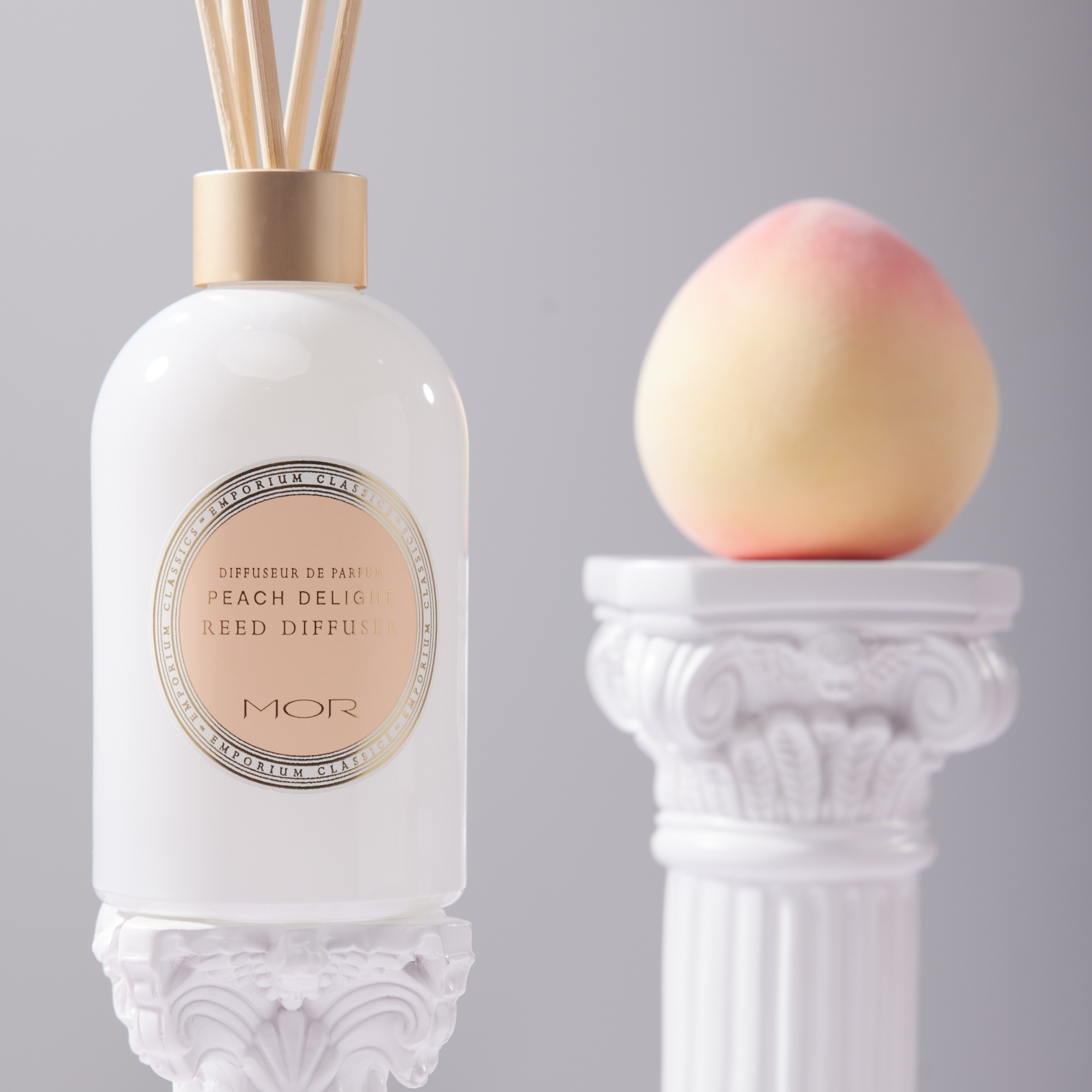 MOR Emporium Classics Peach Delight Reed Diffuser 200ml - Image 2