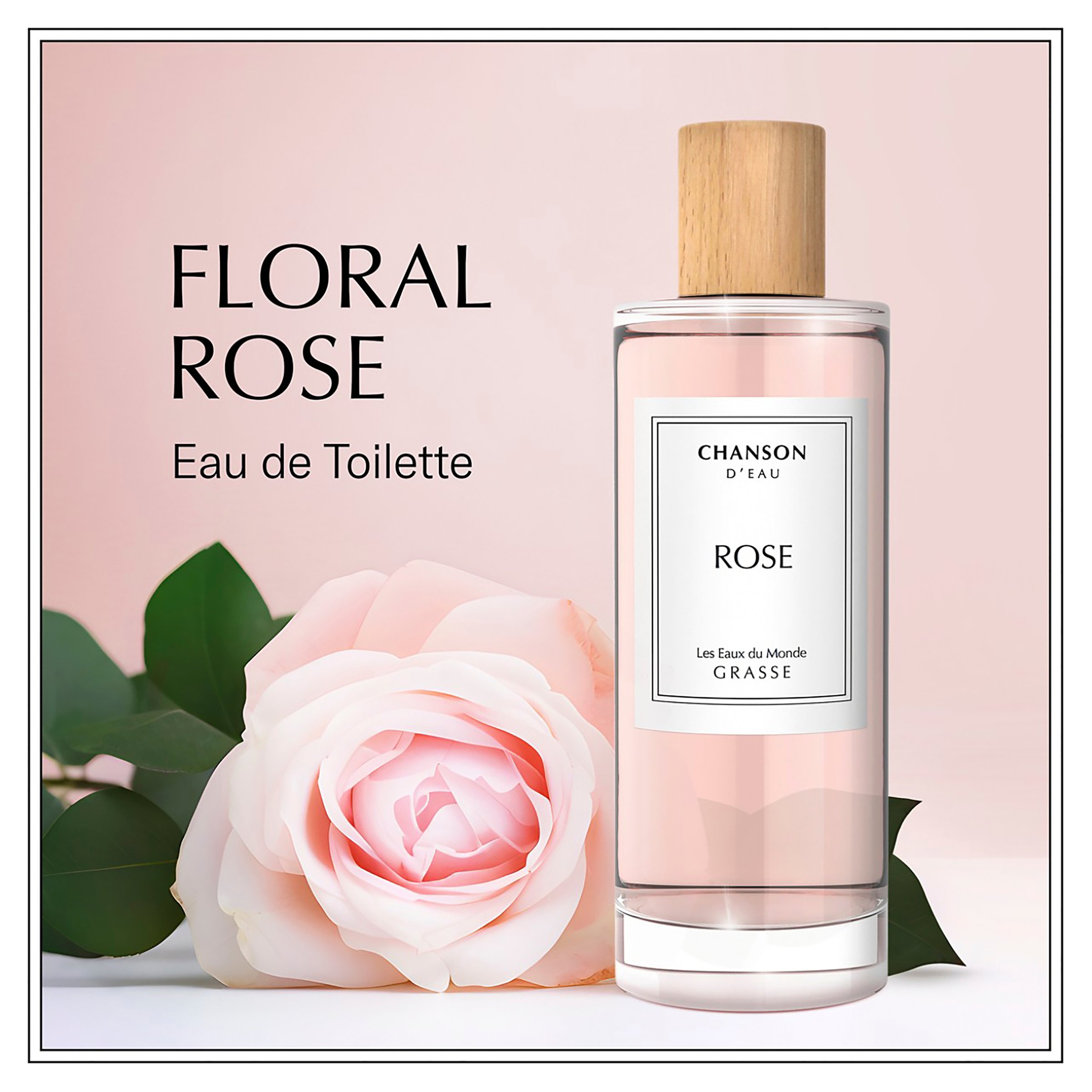 Chanson D'Eau Rose Les Eaux du Monde Grasse EDT Spray 100ml - Image 5