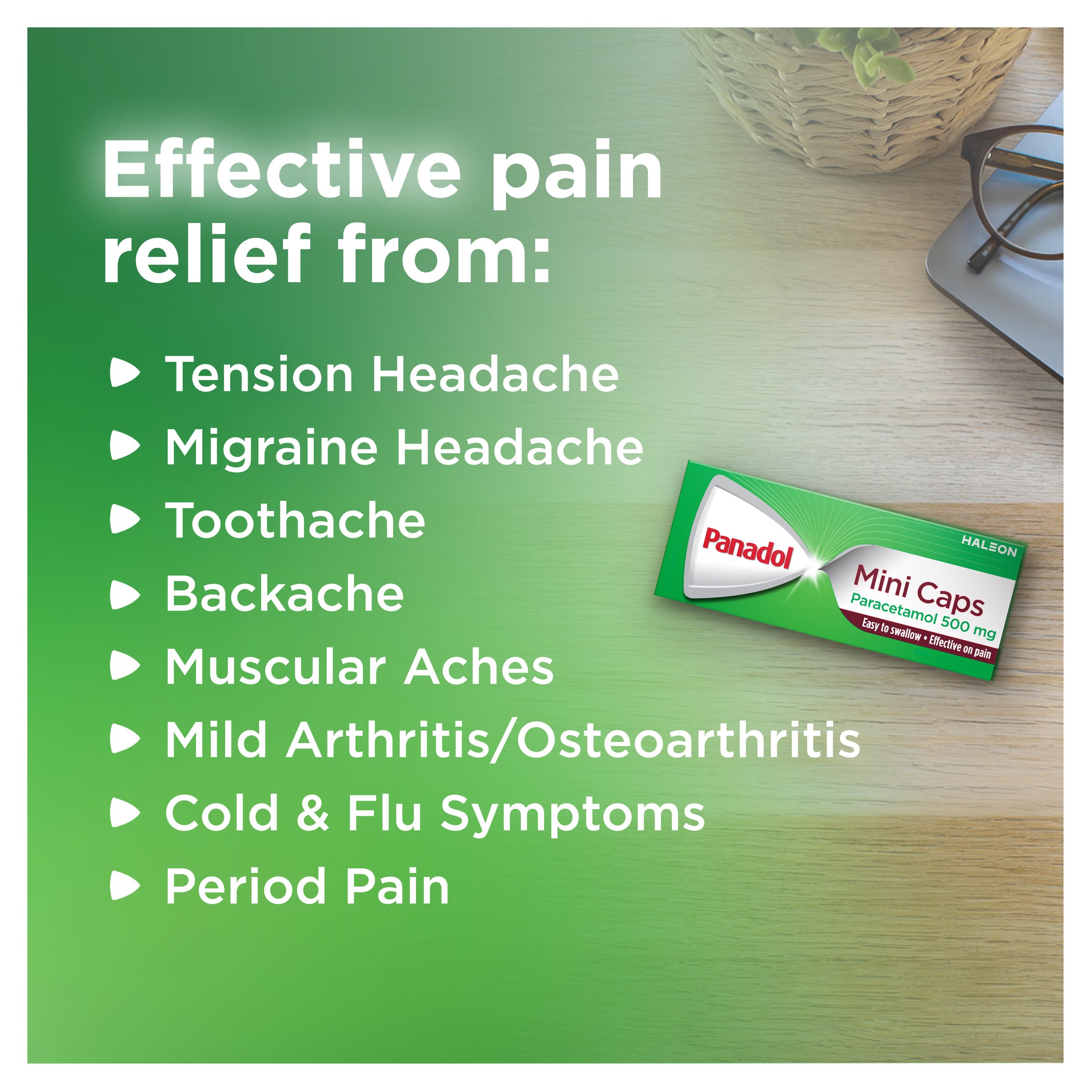 Panadol Mini 500mg - 16 capsules - Image 6