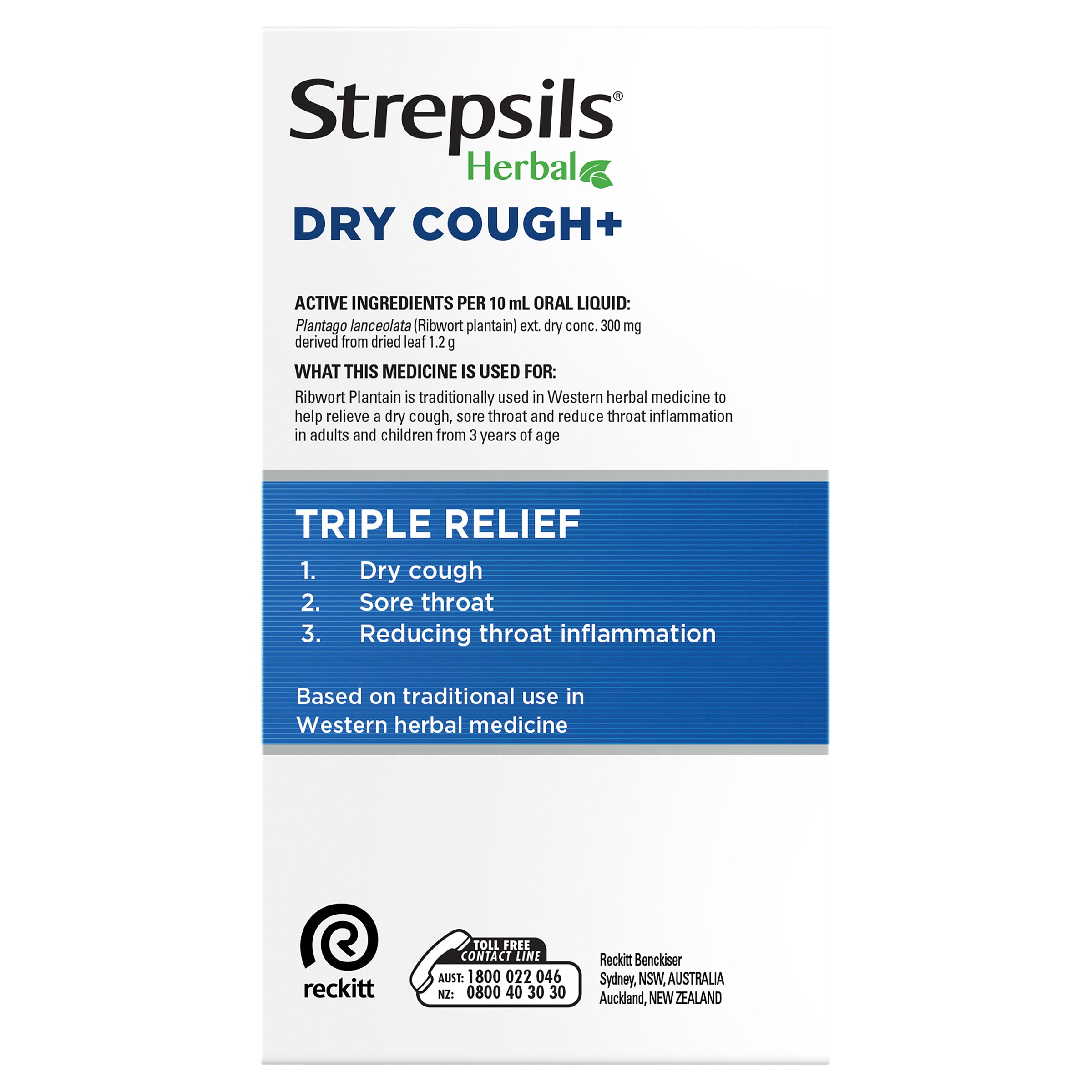 Strepsils Herbal Dry Cough+ Liquid 200ml - Image 4