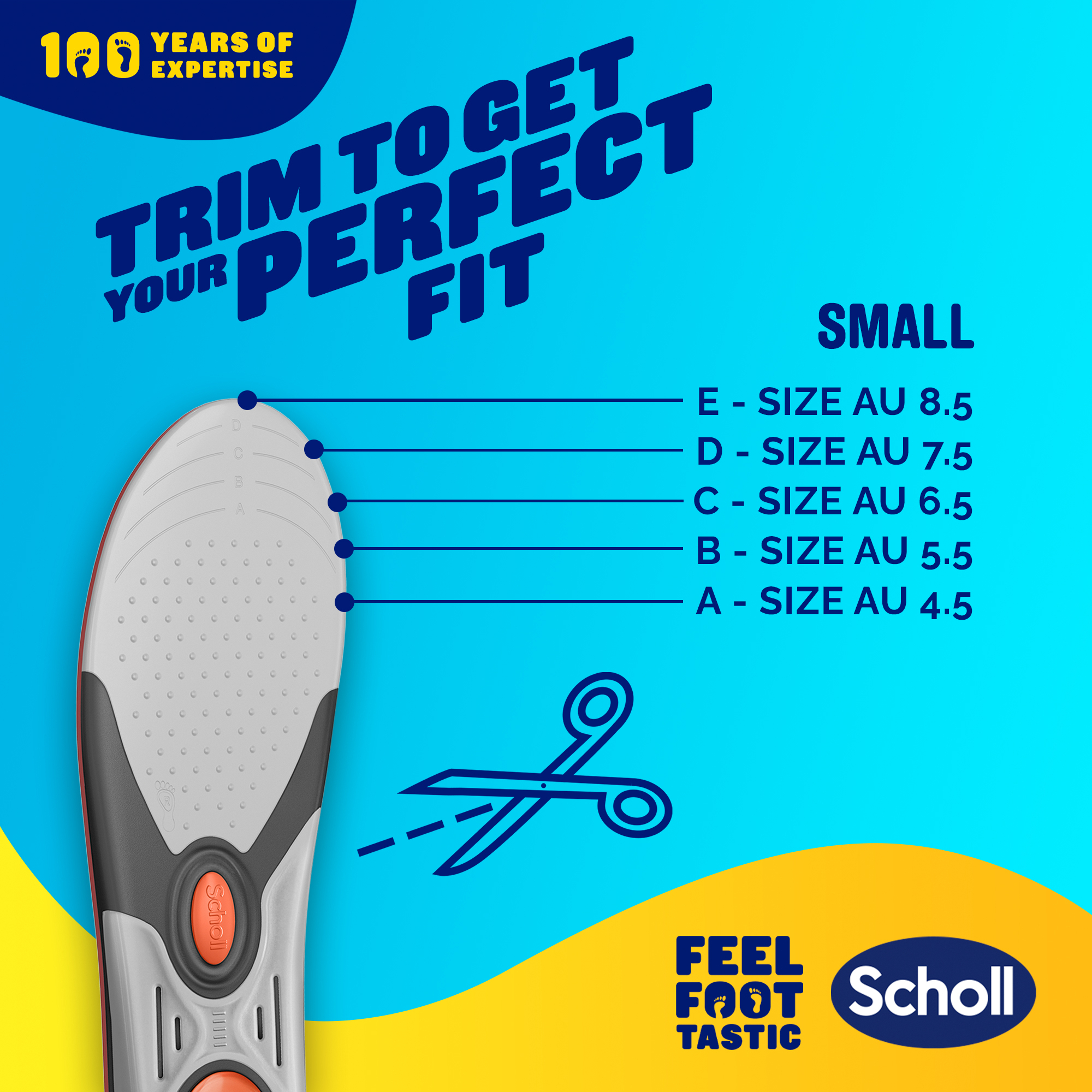 Scholl Liquiflex Extra Support Insole Small 1 pair - Image 6