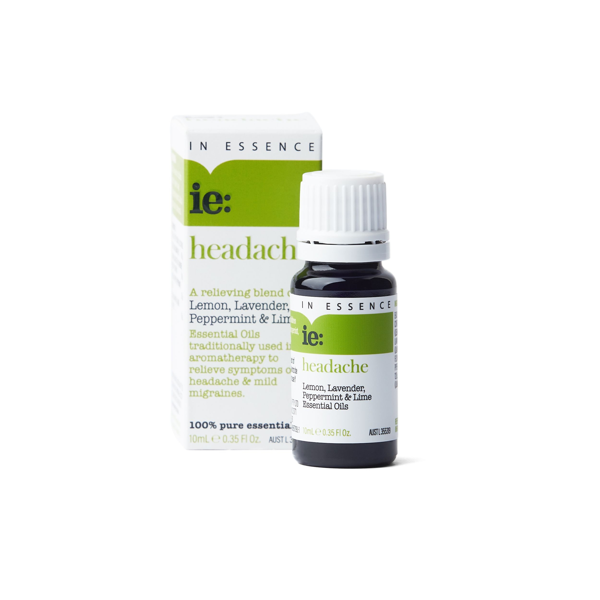 In Essence Headache Pure Essential Oil Blend 10ml