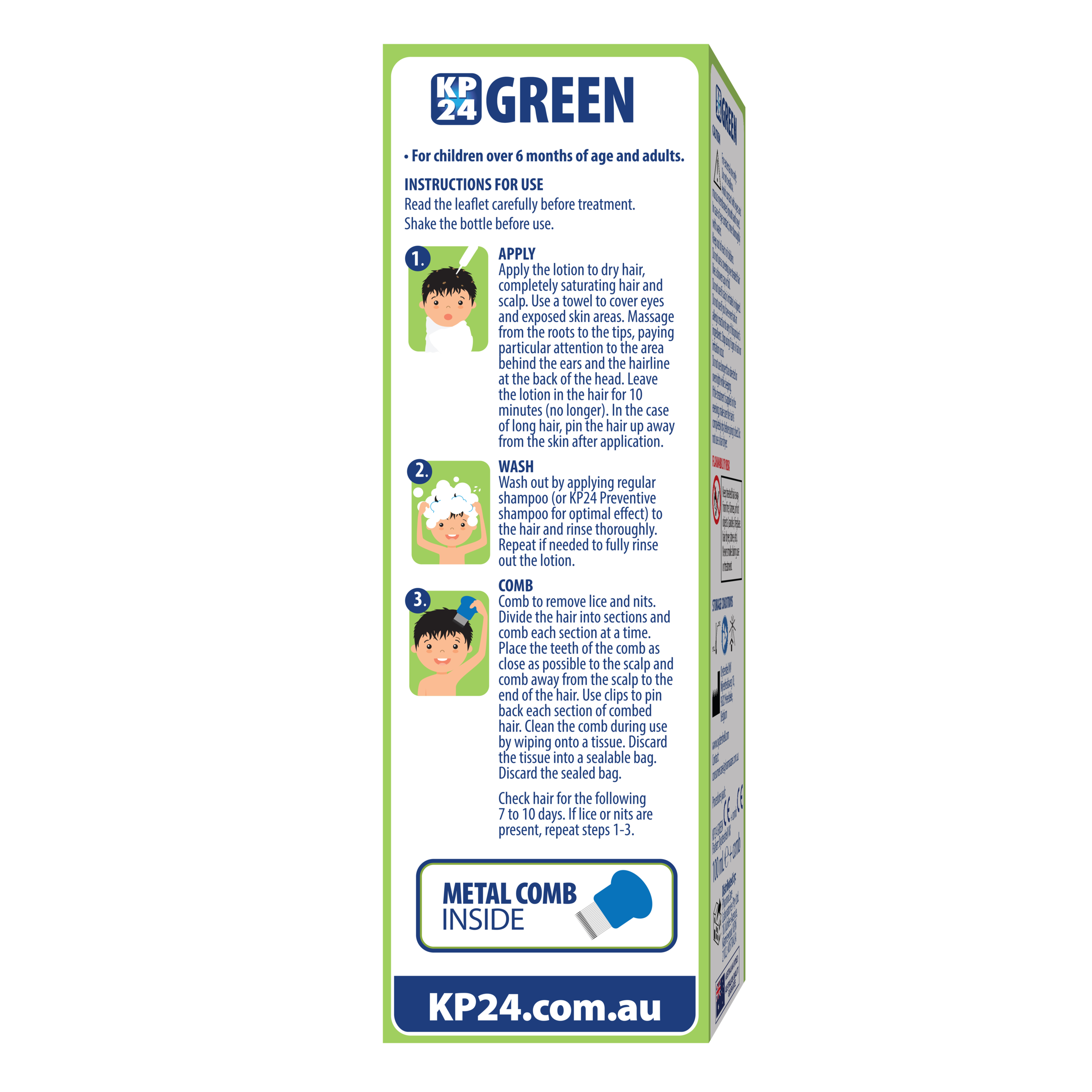 KP24 Green + Comb 100ml - Image 2