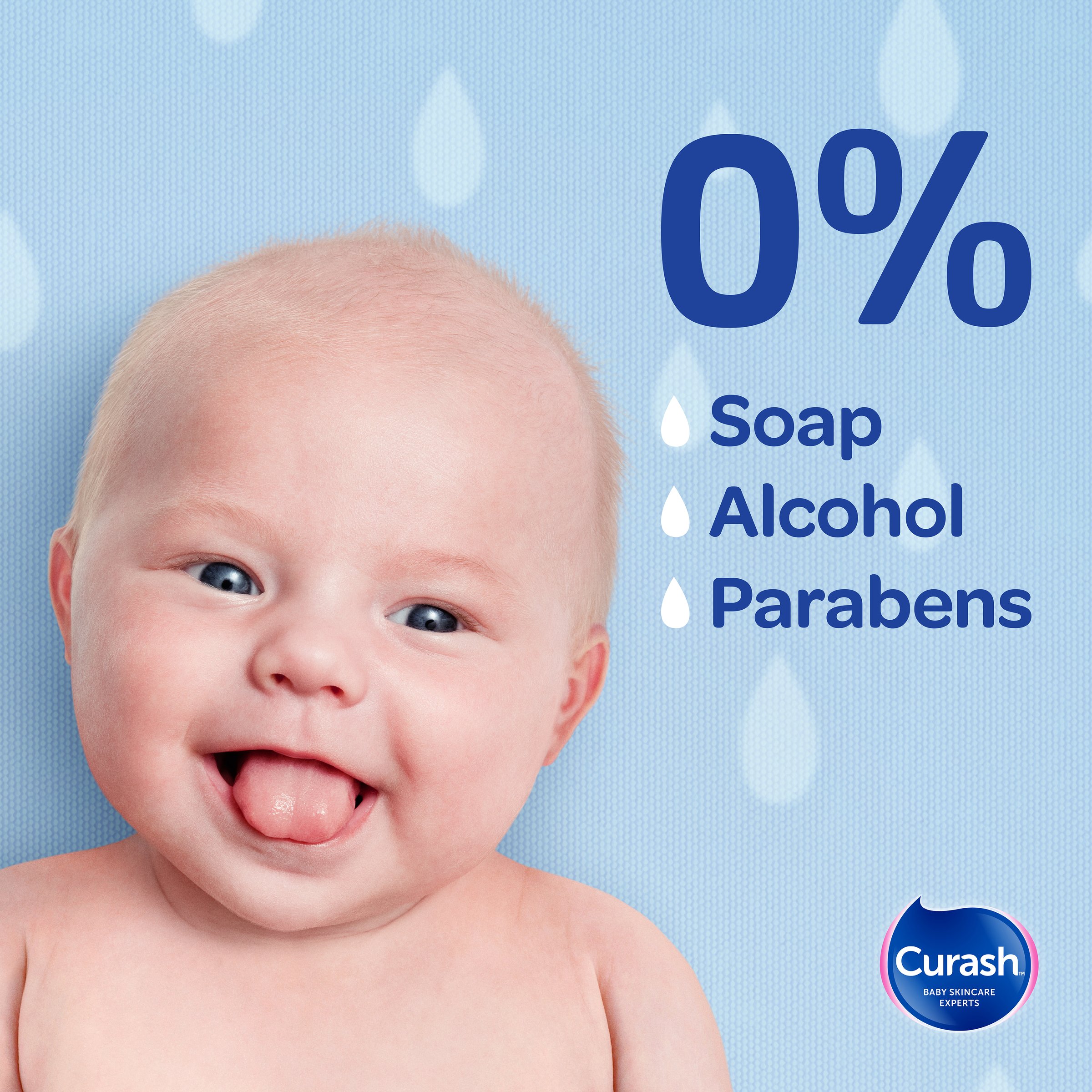 Curash Baby Water 80 Wipes - 3 pack - Image 4