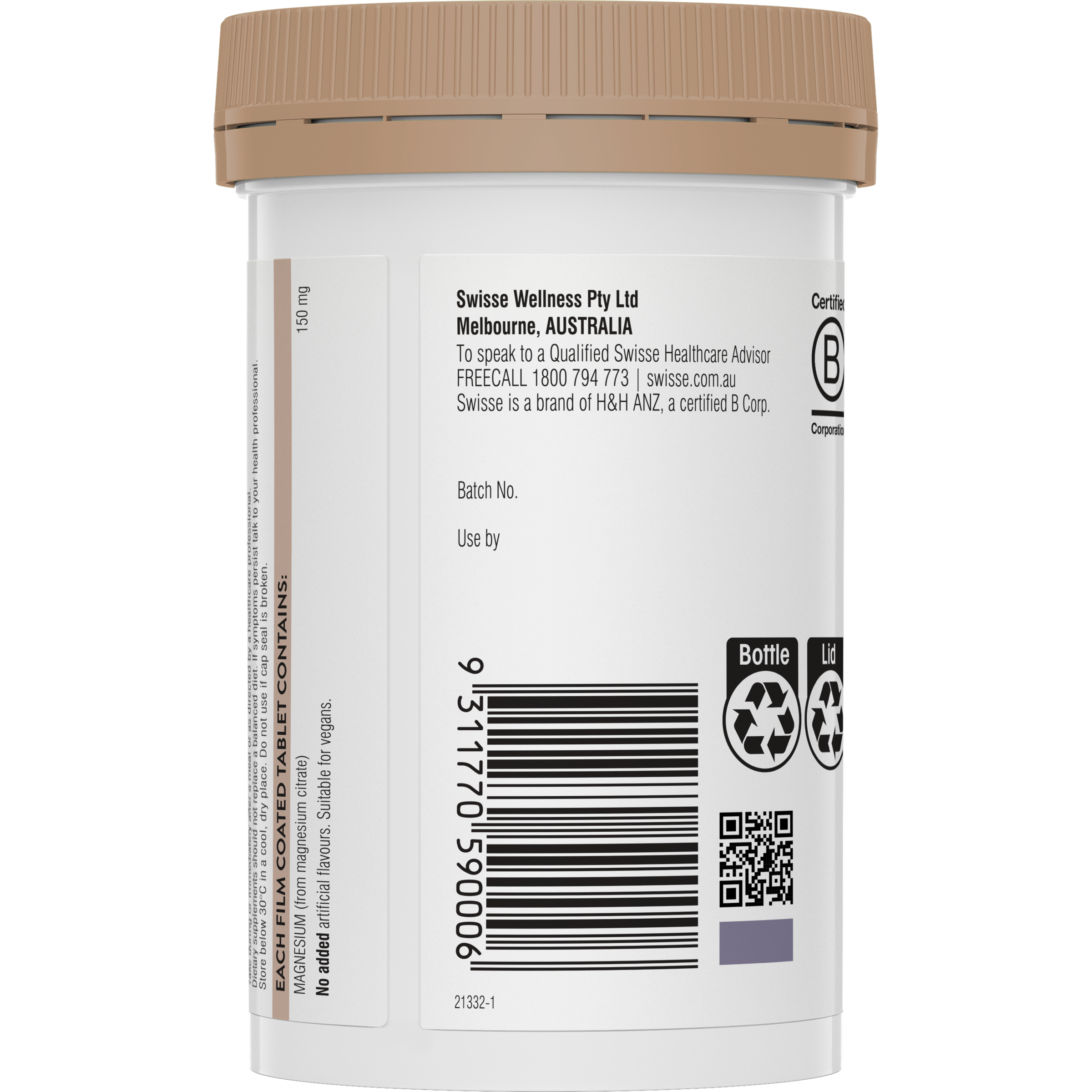Swisse Ultiboost Magnesium 120 tablets - Image 3
