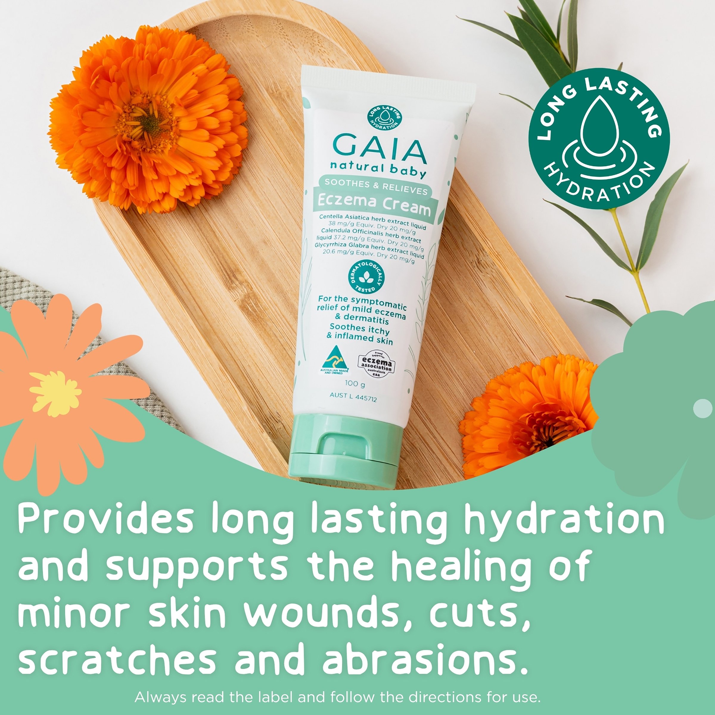 Gaia Natural Baby Eczema Cream 100g - Image 9