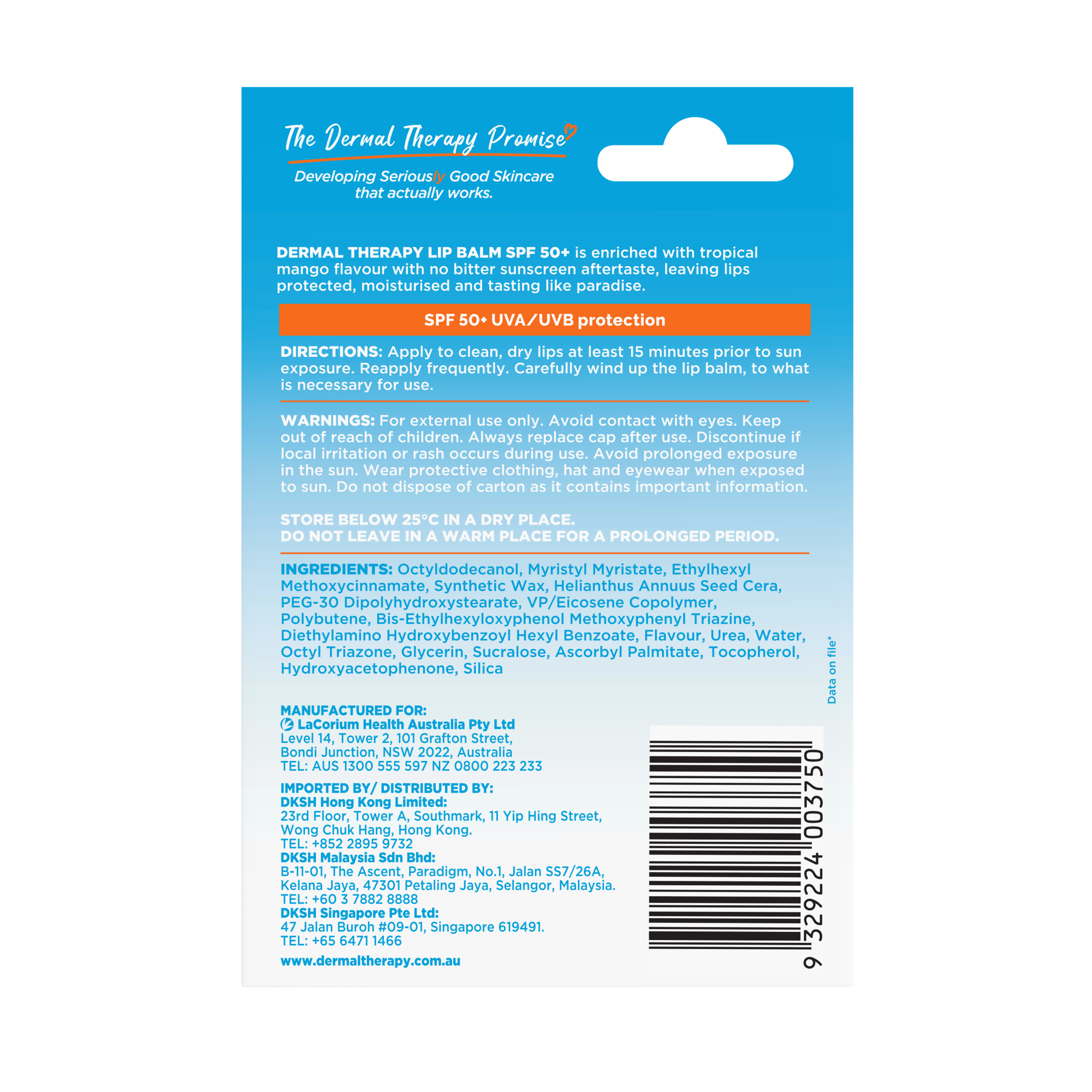 Dermal Therapy Lip Balm SPF 50+ Stick 4.8g - Image 2