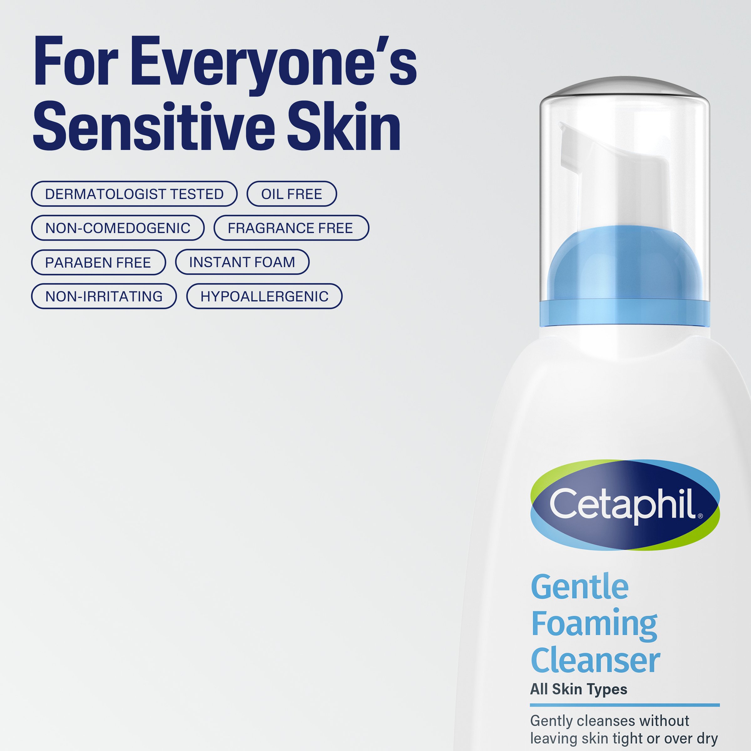 Cetaphil Face Gentle Foaming Cleanser 236ml - Image 5
