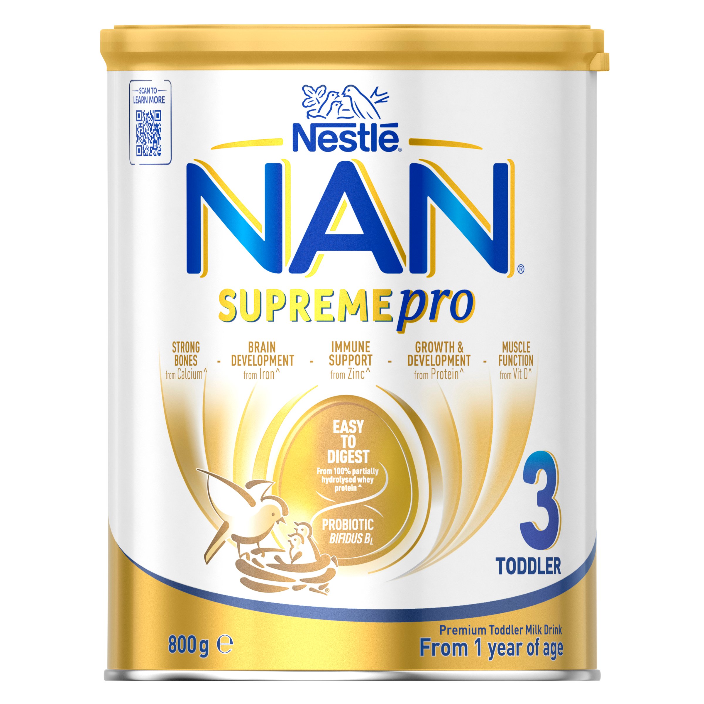 NAN SUPREMEPRO Stage 3 Toddler Milk Drink From 1 Year 800g - Image 1