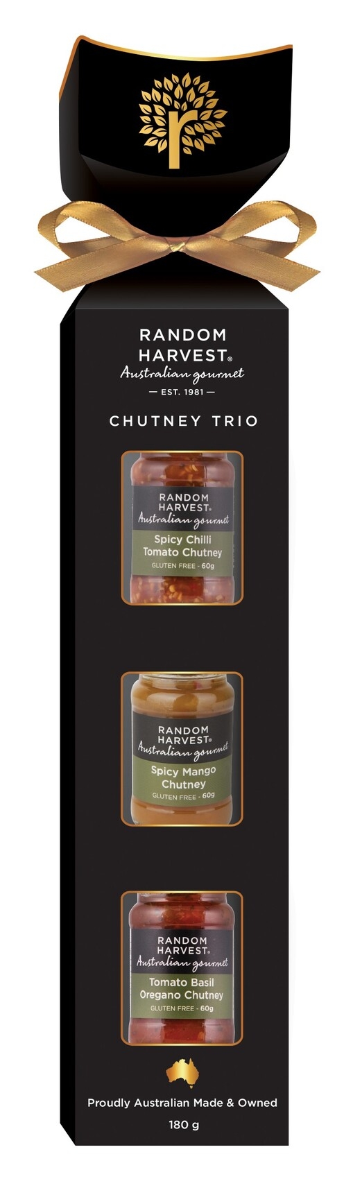 Random Harvest Chutney Trio Bon Bon 180g