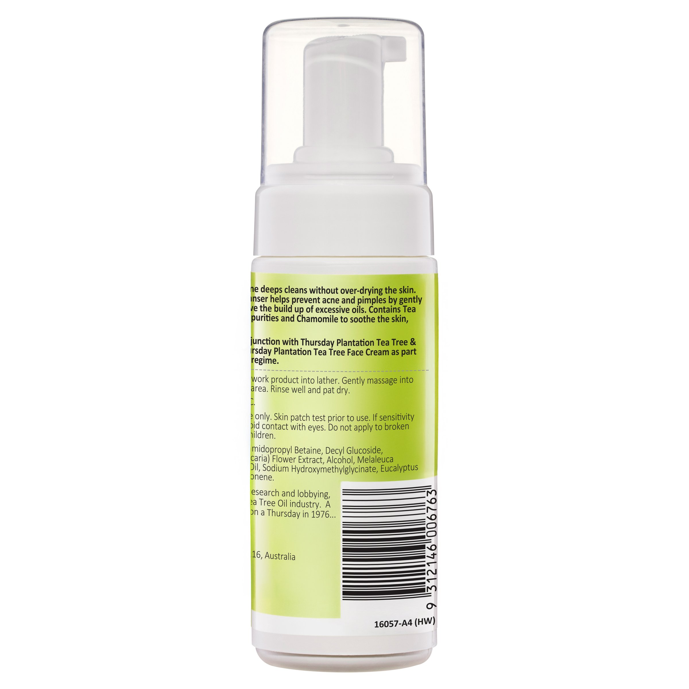 Thursday Plantation Tea Tree Daily Face Wash For Acne 150ml - Image 2