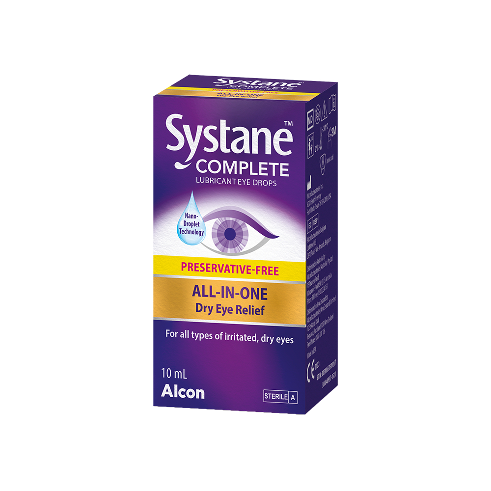 Systane Complete Preservative-Free Lubricant Eye Drops 10ml - Image 3