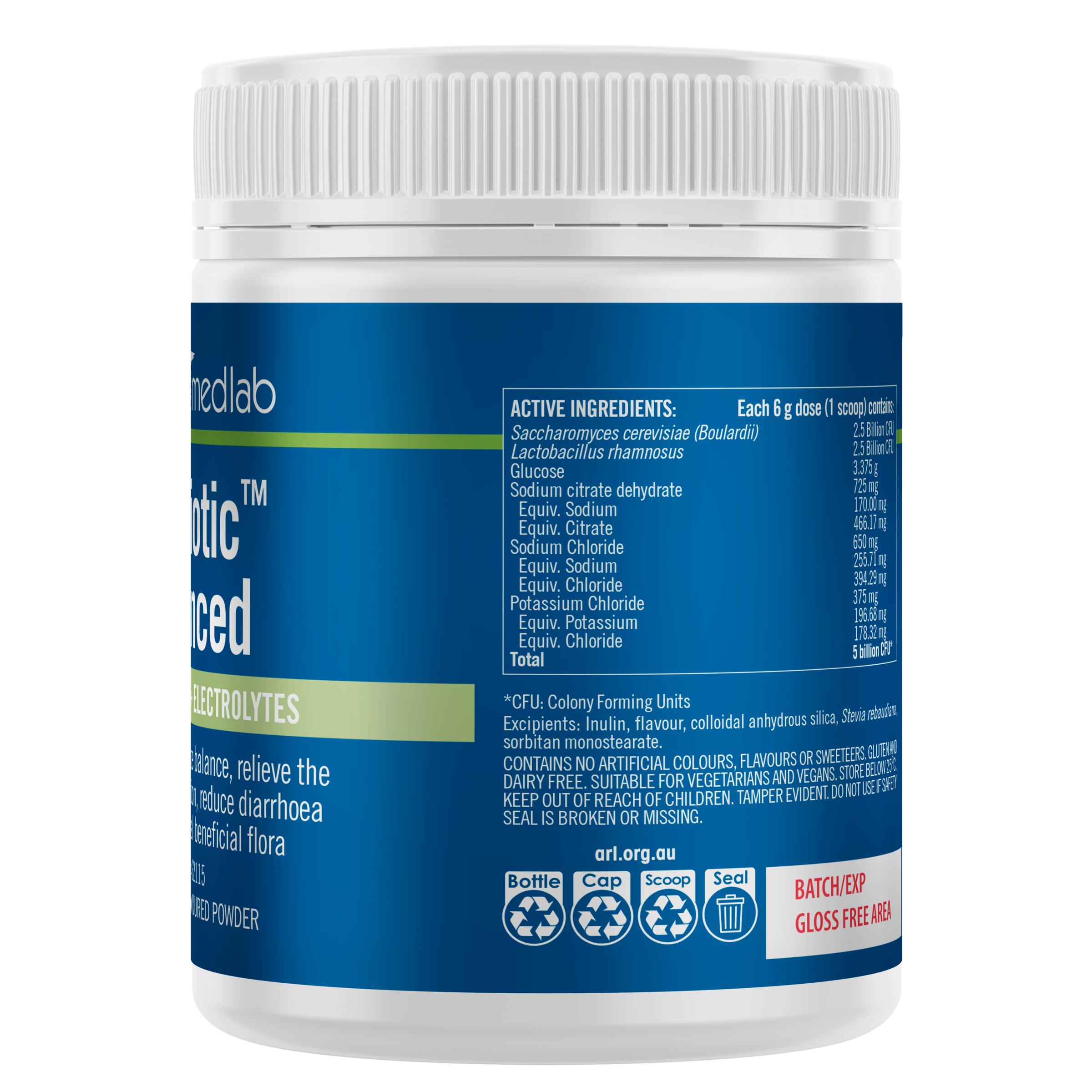 Bioglan Medlab ORSBiotic Advanced 150g - Image 2