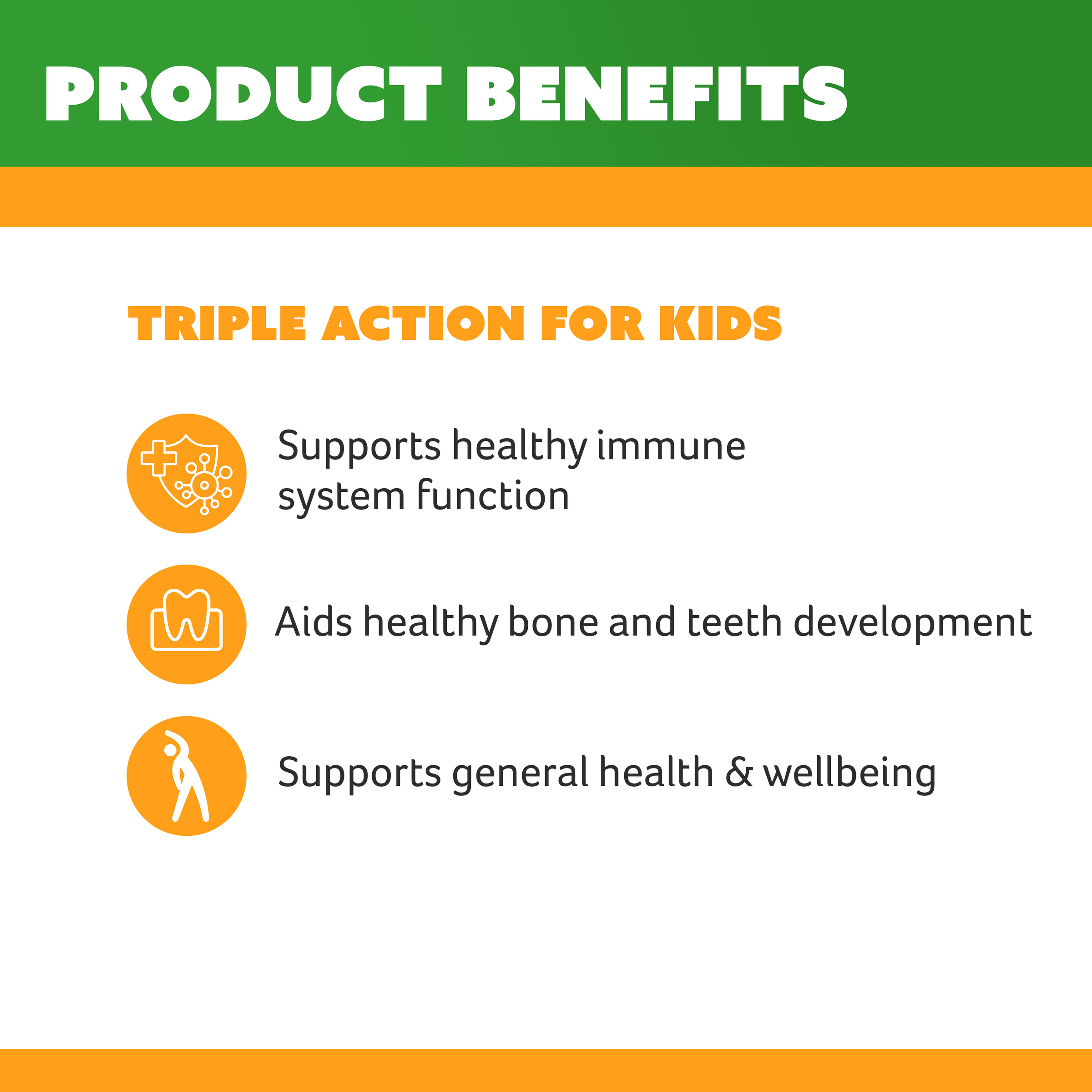Cenovis Kids Triple Action Immune 60 chewable tablets - Image 6
