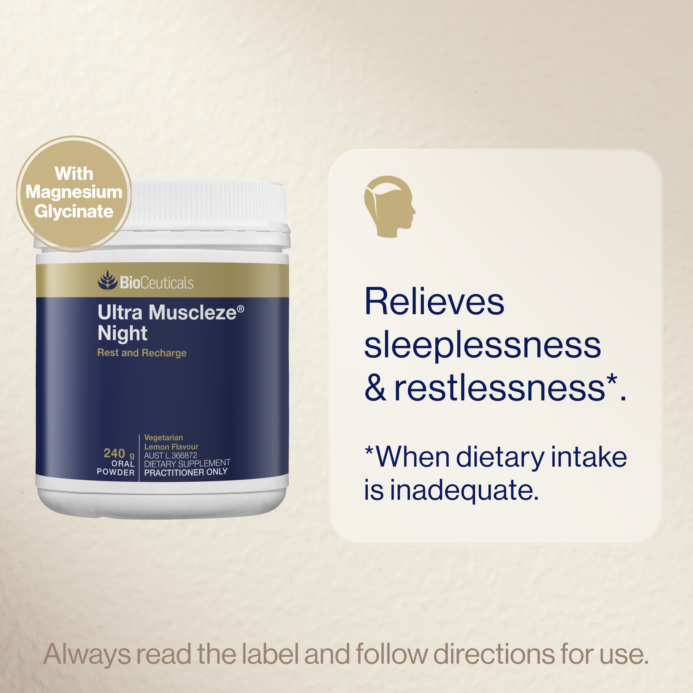 BioCeuticals Ultra Muscleze Night 240g - Image 6